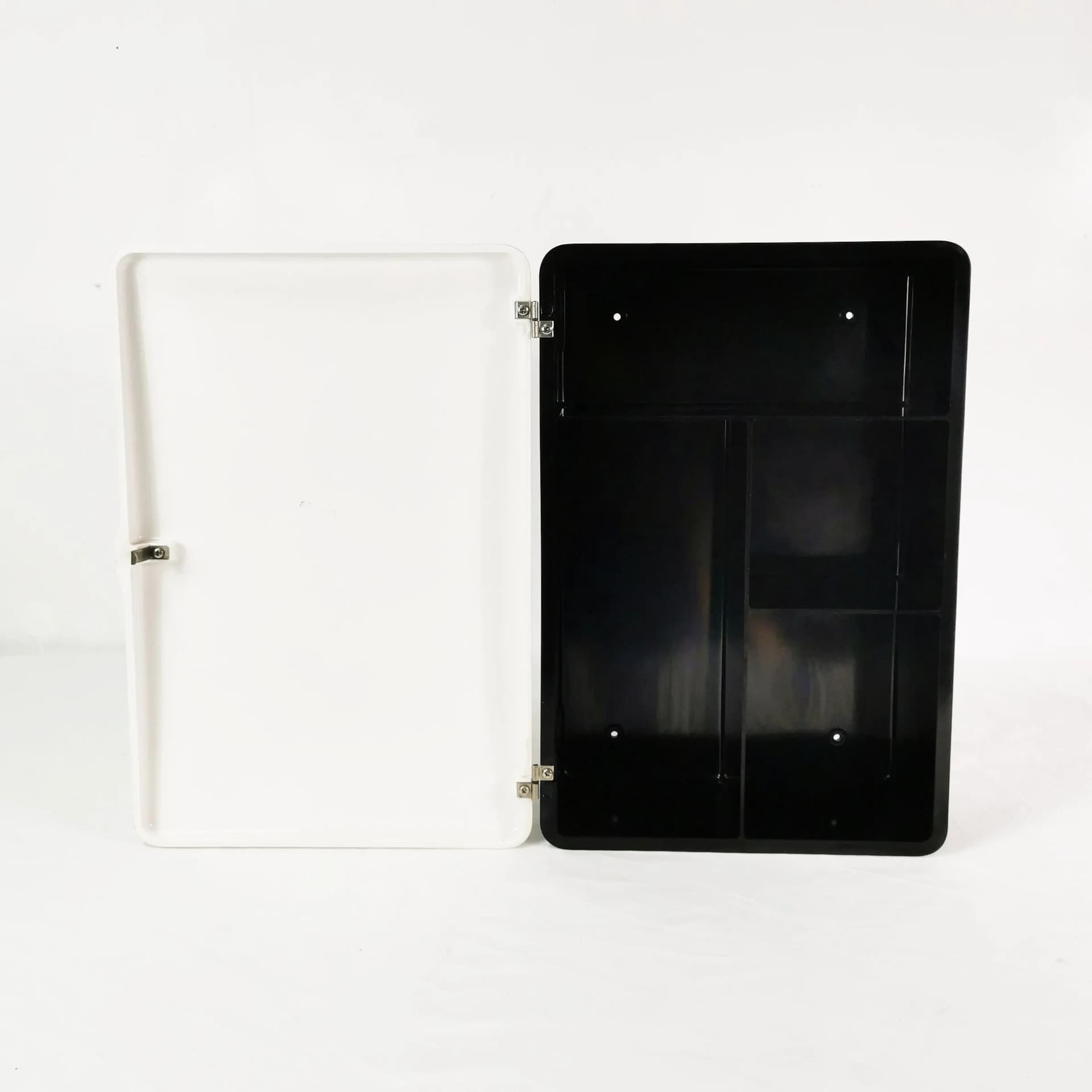 Wall Cabinet, black bakelite, white bakelite, Italy, 1970s. - 334782
