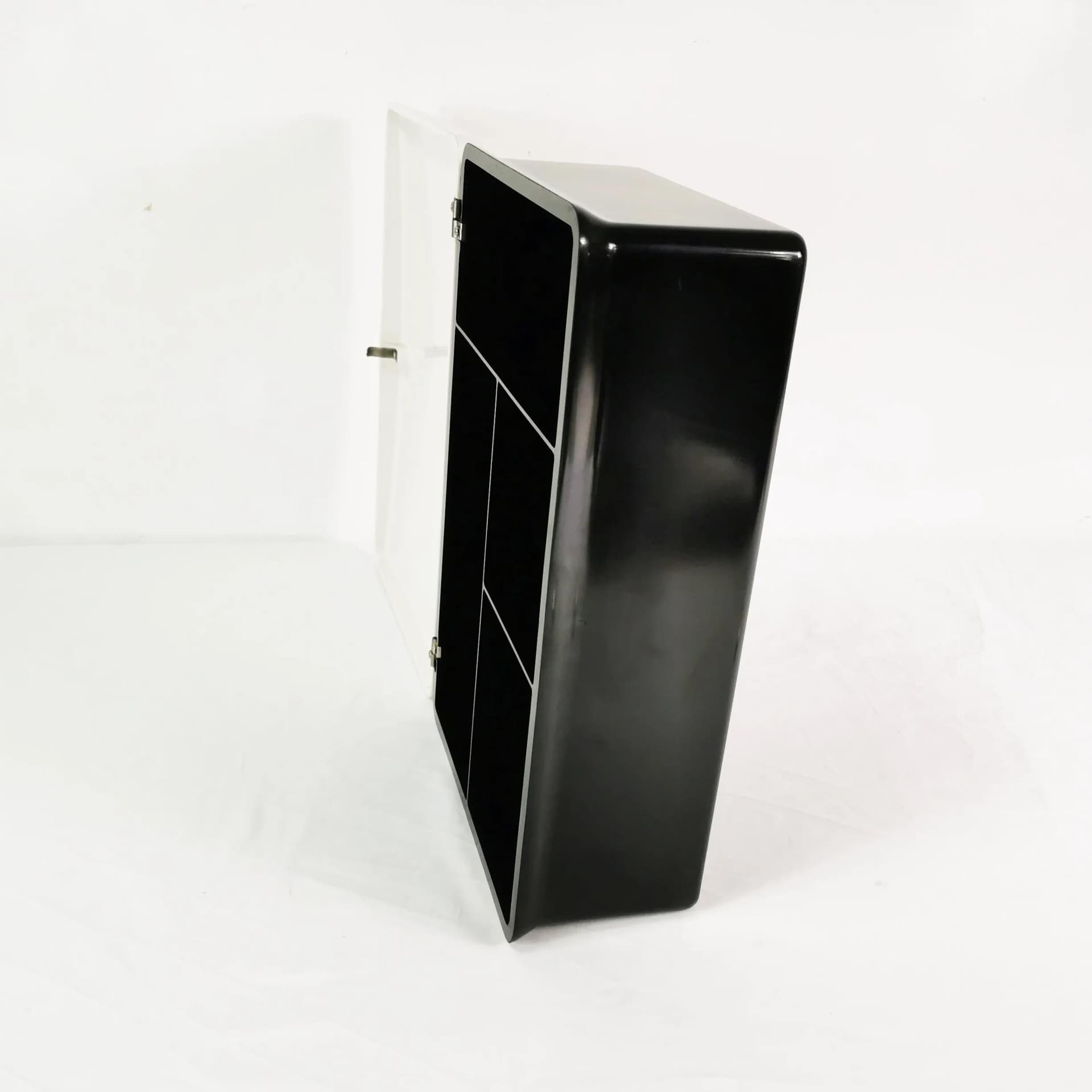 Wall Cabinet, black bakelite, white bakelite, Italy, 1970s. - 334784