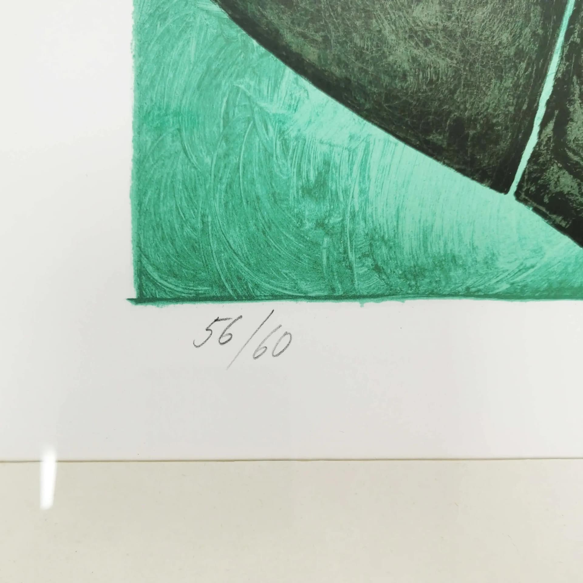 Litografia 58,5x50 cm, papier, proj. E. Hofschen, Niemcy, lata 90. - 334753