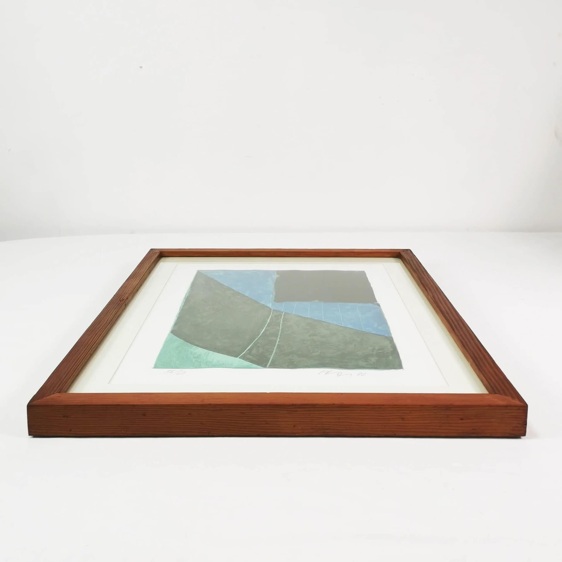 Litografia 58,5x50 cm, papier, proj. E. Hofschen, Niemcy, lata 90. - 334752
