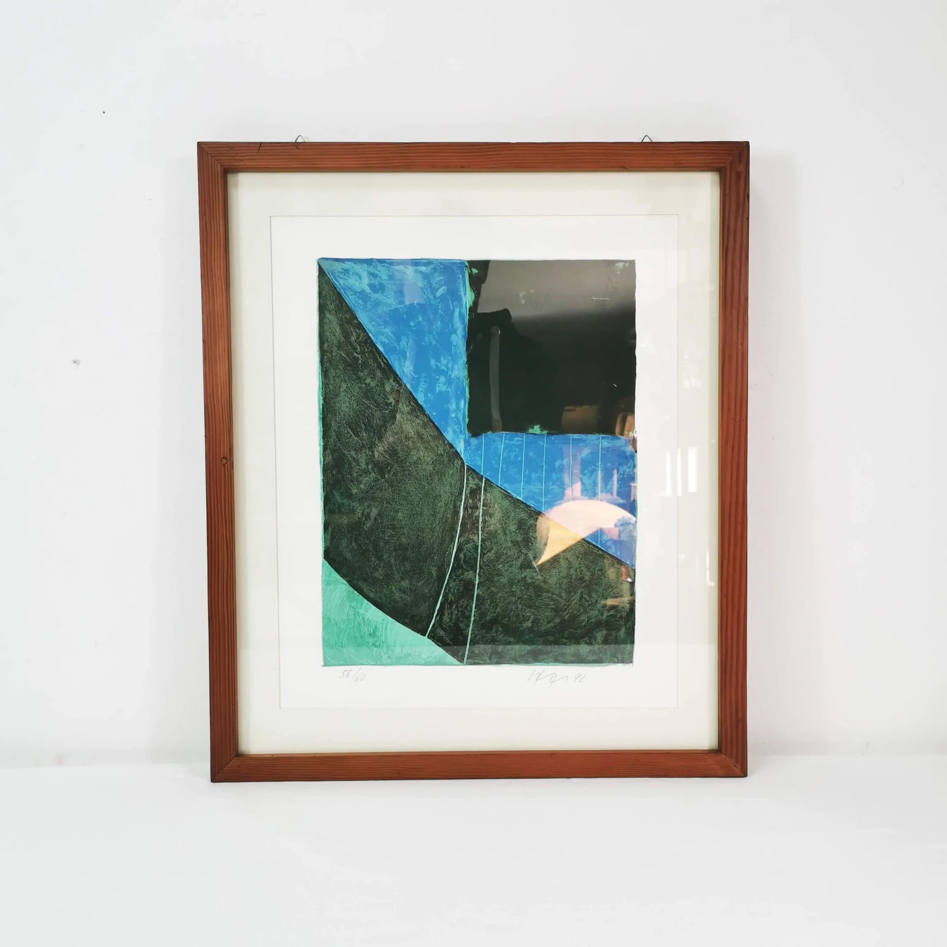 Litografia 58,5x50 cm, papier, proj. E. Hofschen, Niemcy, lata 90. - 334749