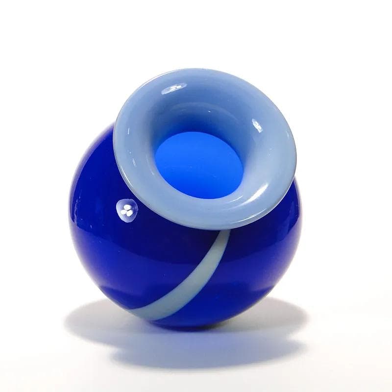 Wazon Cyntia, szkło niebieski, proj. Z. Horbowy, Polska, lata 70. - 24955