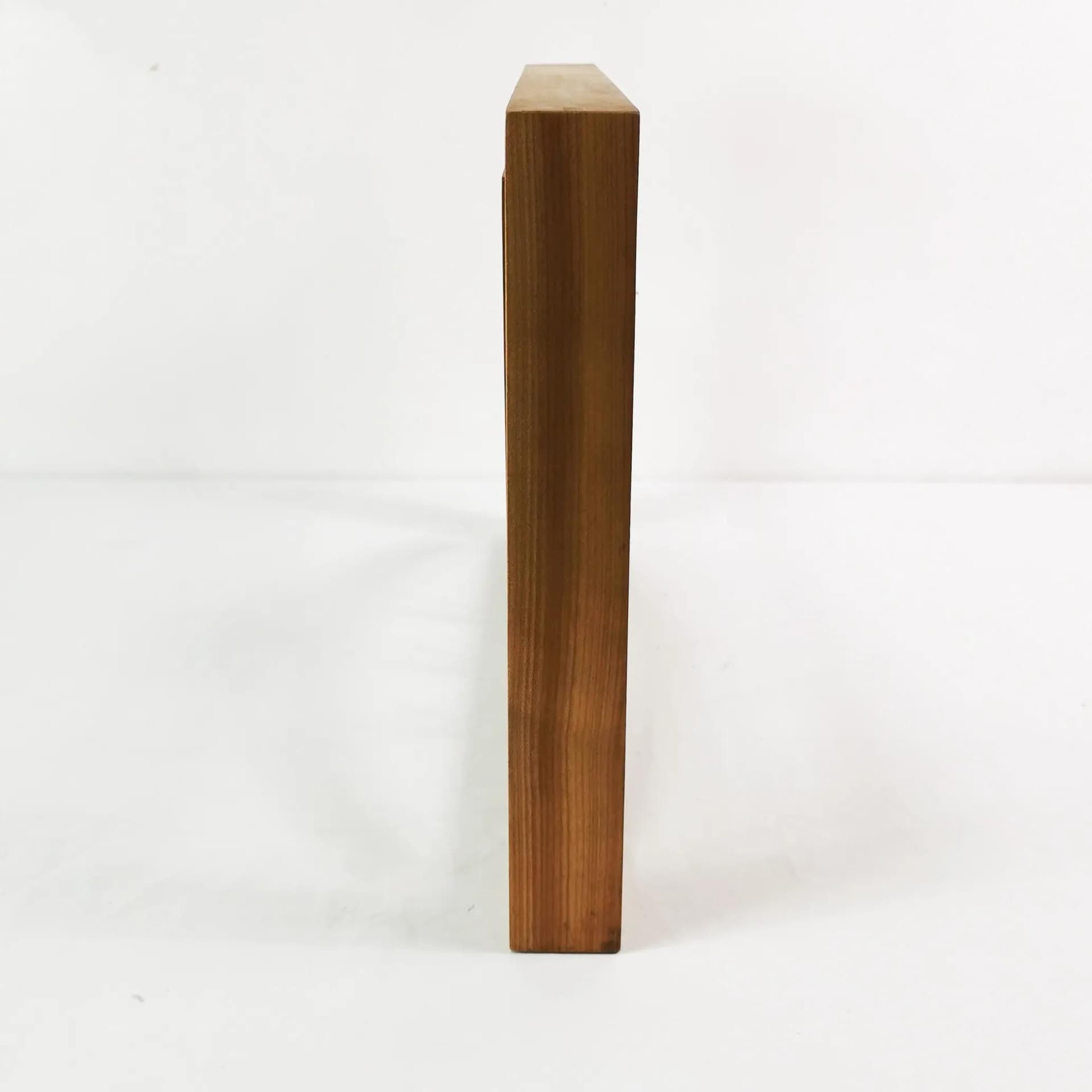 Wieszak ścienny, teak brązowy, metal, Dania, lata 70. - 334713