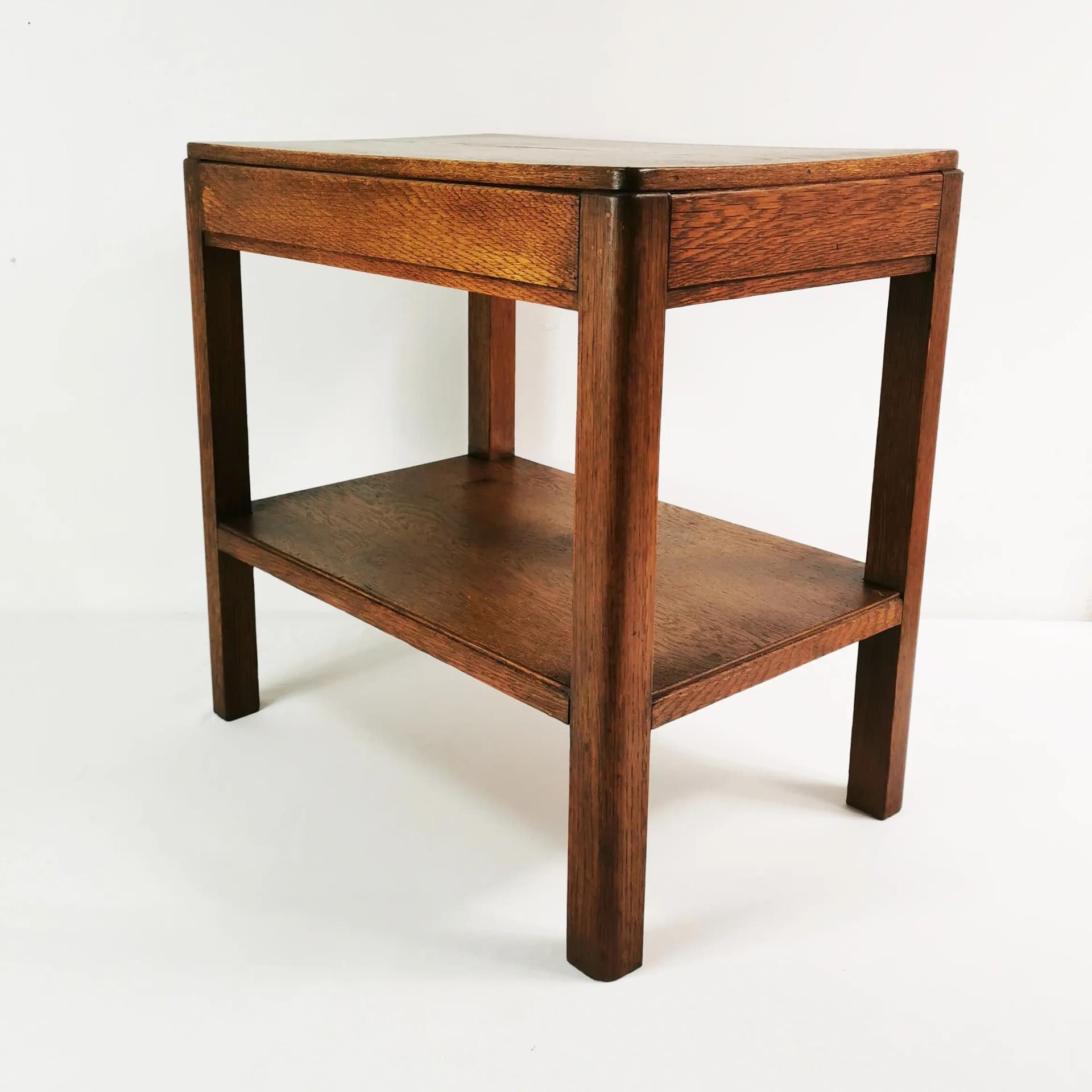 Stolik pomocniczy Art Deco, buk brązowy, Niemcy, lata 50. - 334690
