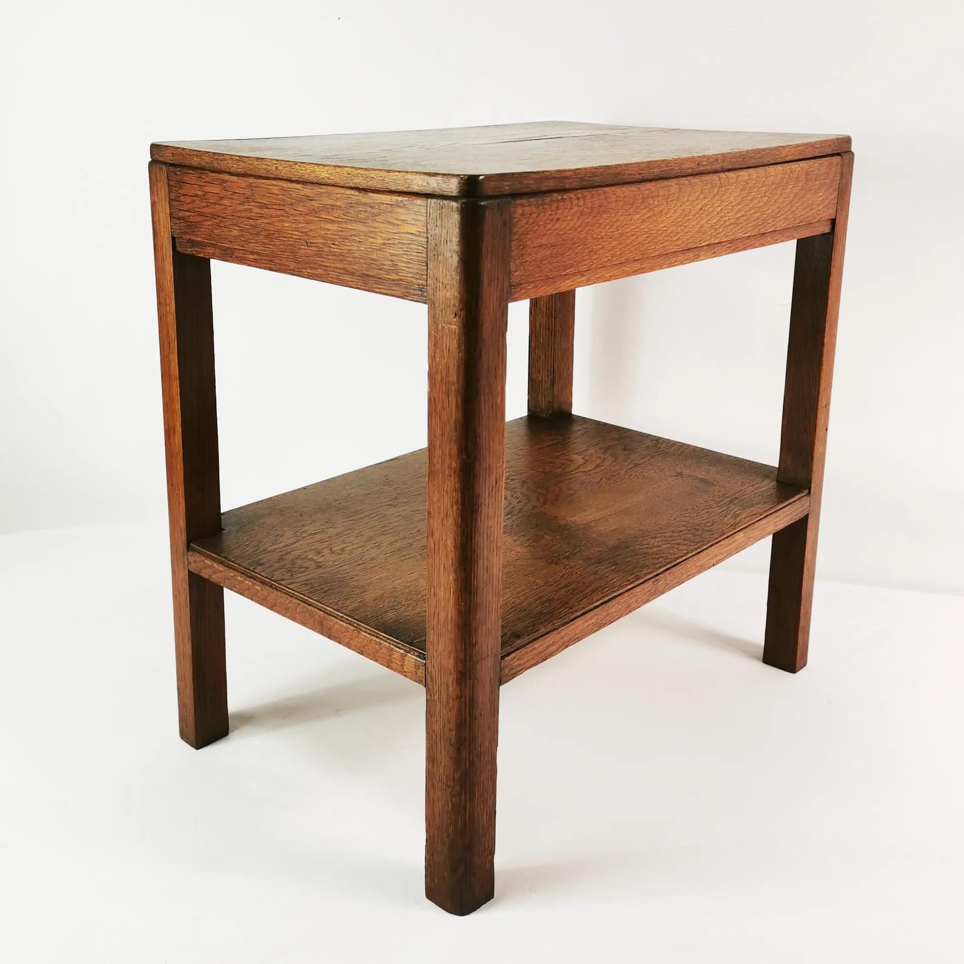 Stolik pomocniczy Art Deco, buk brązowy, Niemcy, lata 50. - 334687