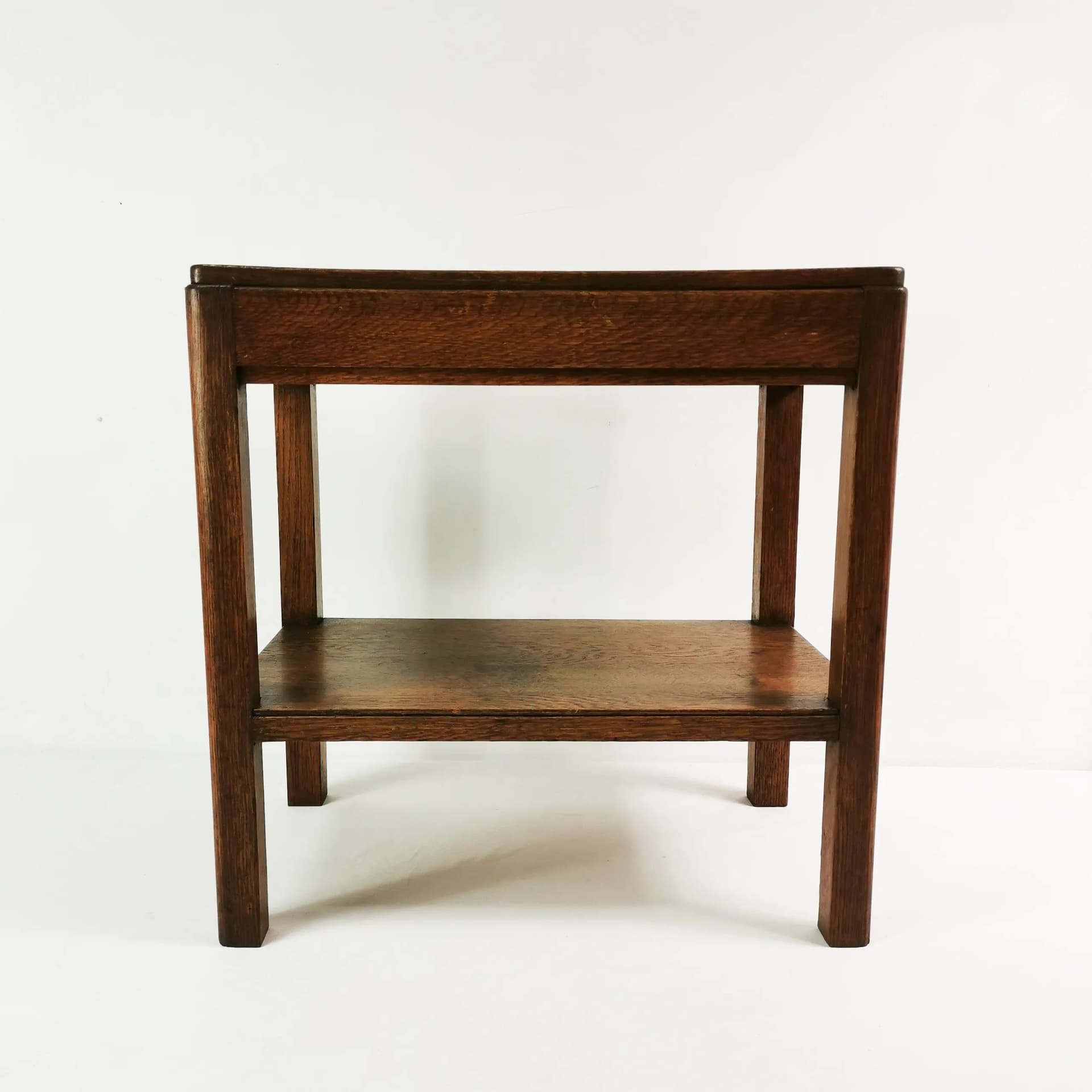 Stolik pomocniczy Art Deco, buk brązowy, Niemcy, lata 50. - 334689