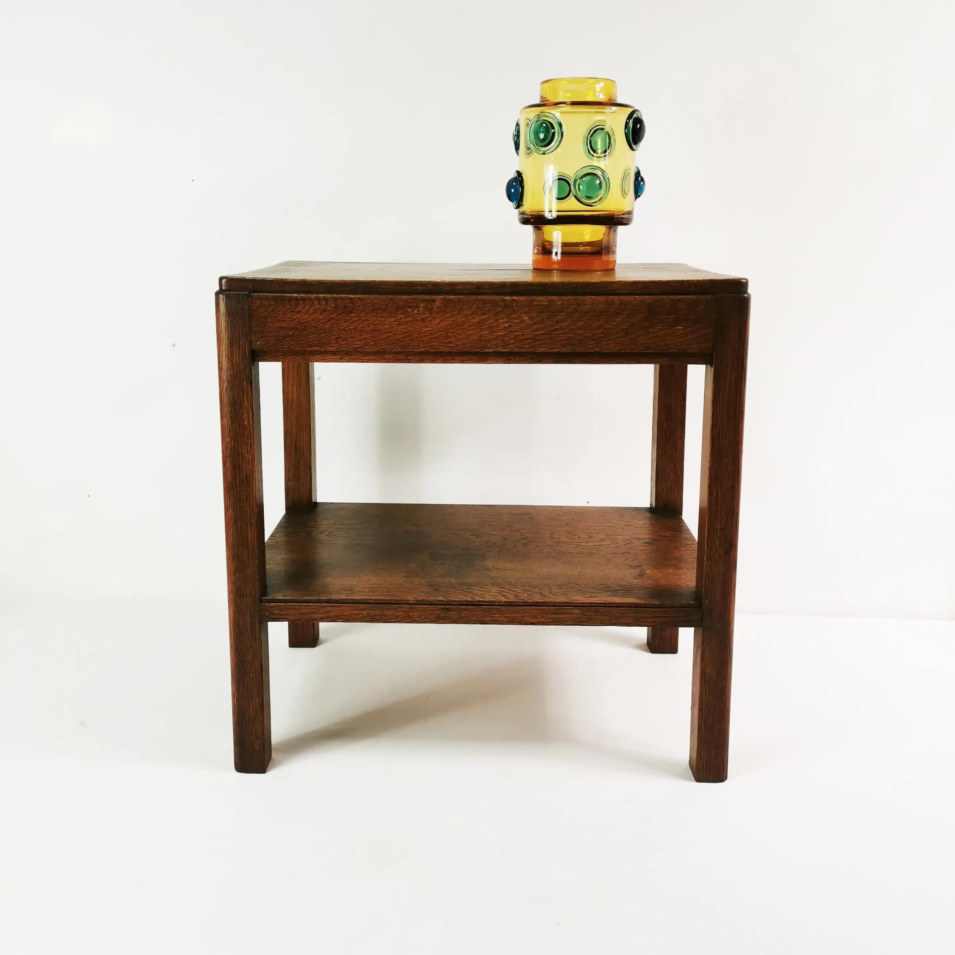 Stolik pomocniczy Art Deco, buk brązowy, Niemcy, lata 50. - 334688