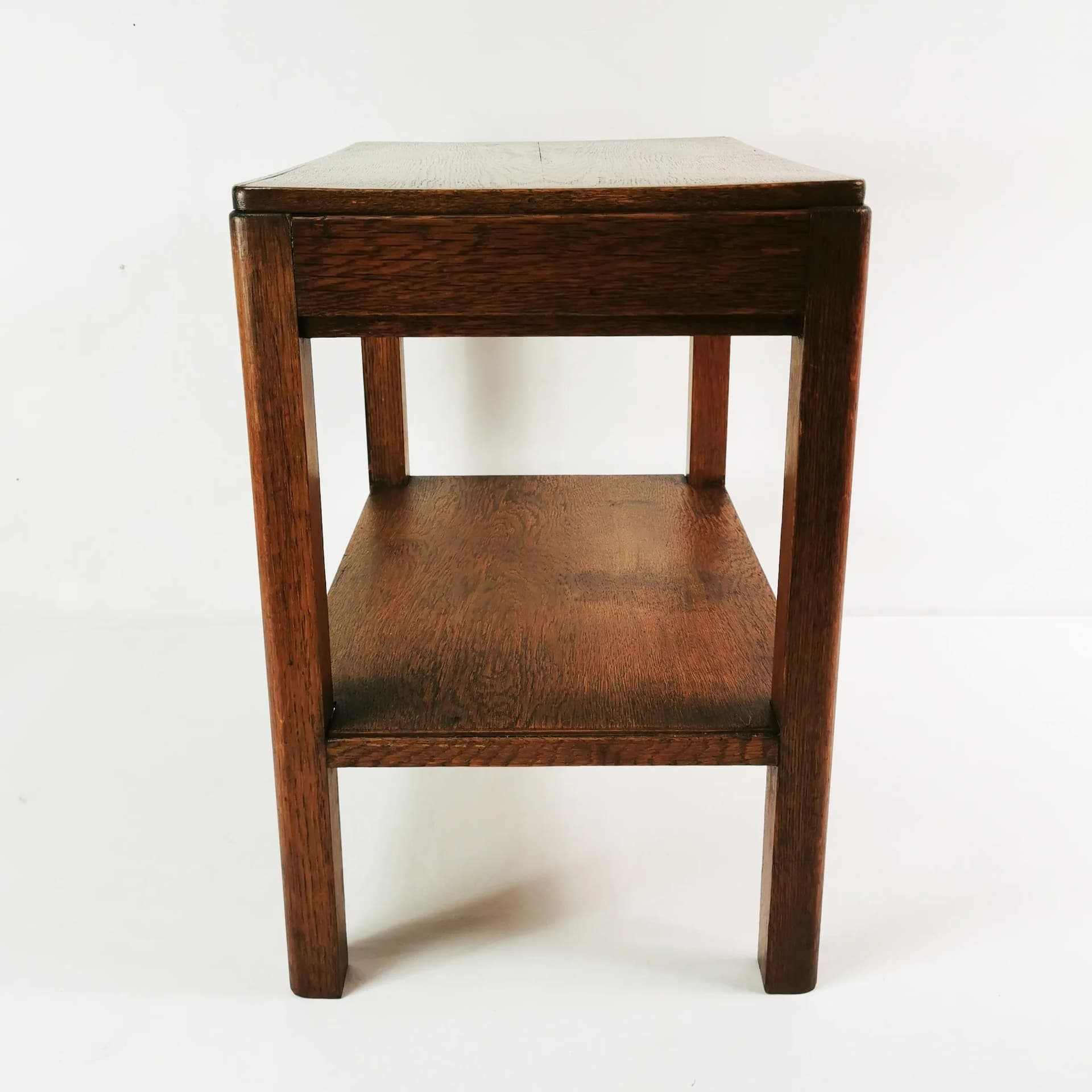 Stolik pomocniczy Art Deco, buk brązowy, Niemcy, lata 50. - 334692