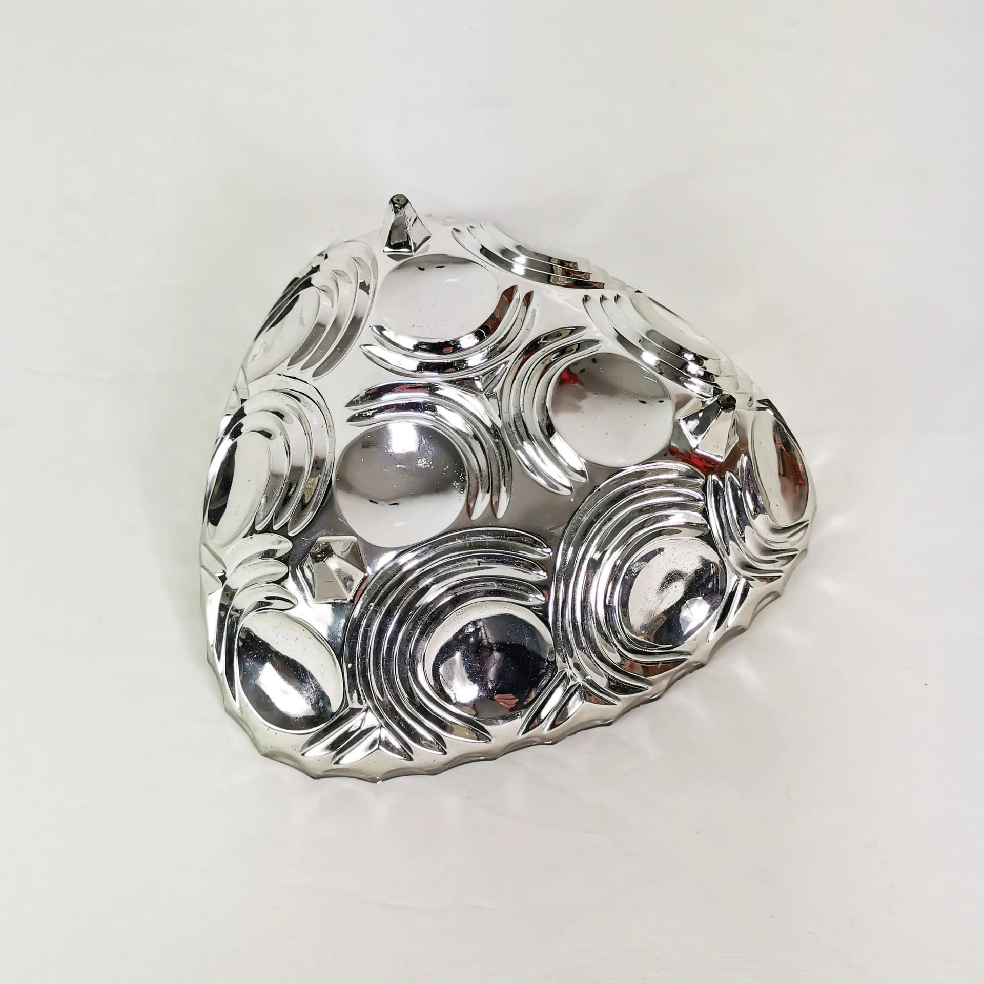Patera kryształowa, iryzowana, LGW Leinauer Glassware, Niemcy, lata 70. - 334654