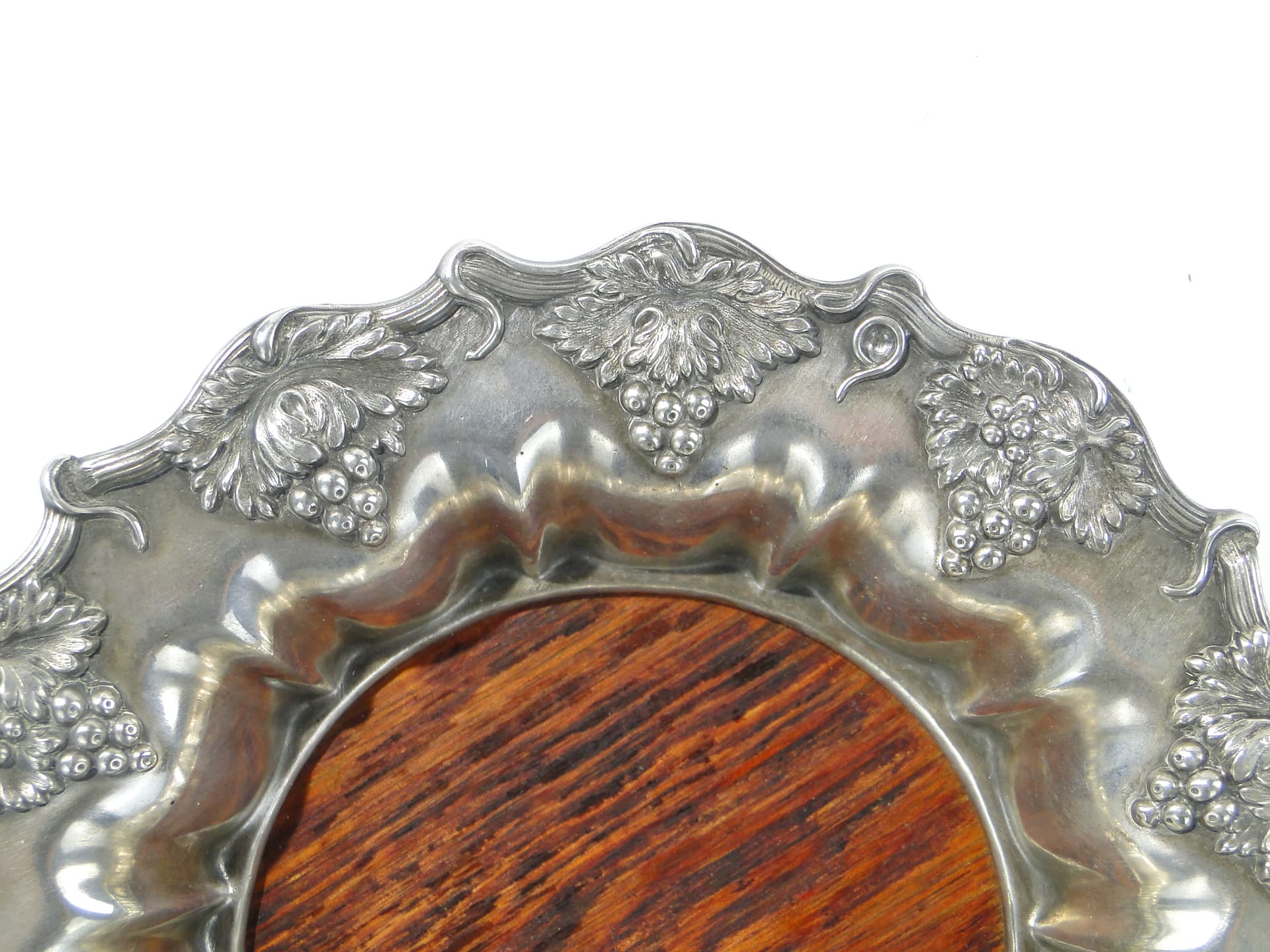 Wine coaster, silver, rosewood, Poland, early 20th c. - 334463
