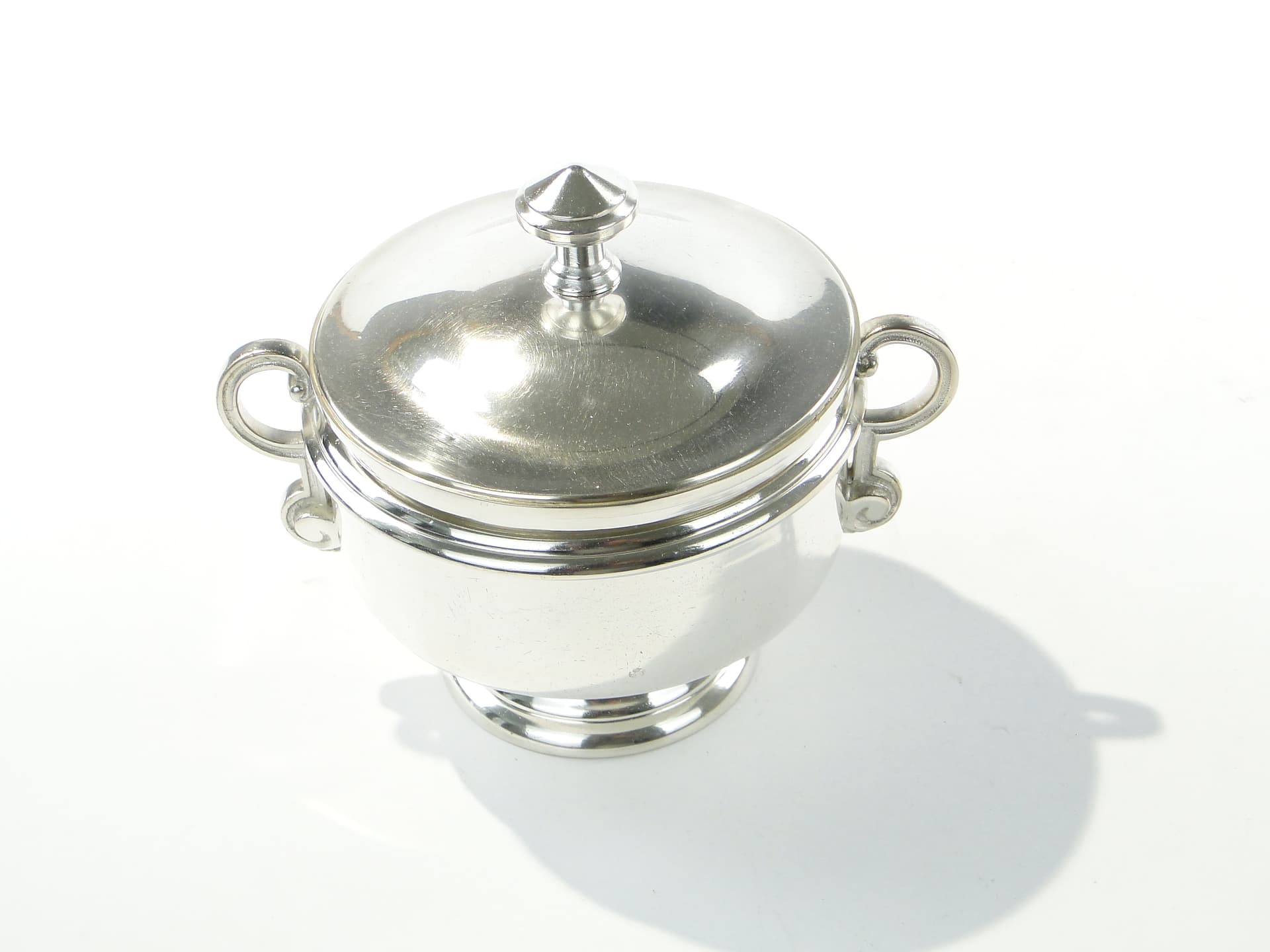 Sugar Bowl, Historicist, silver, brass, Fraget, Poland, early 20th c. - 334478