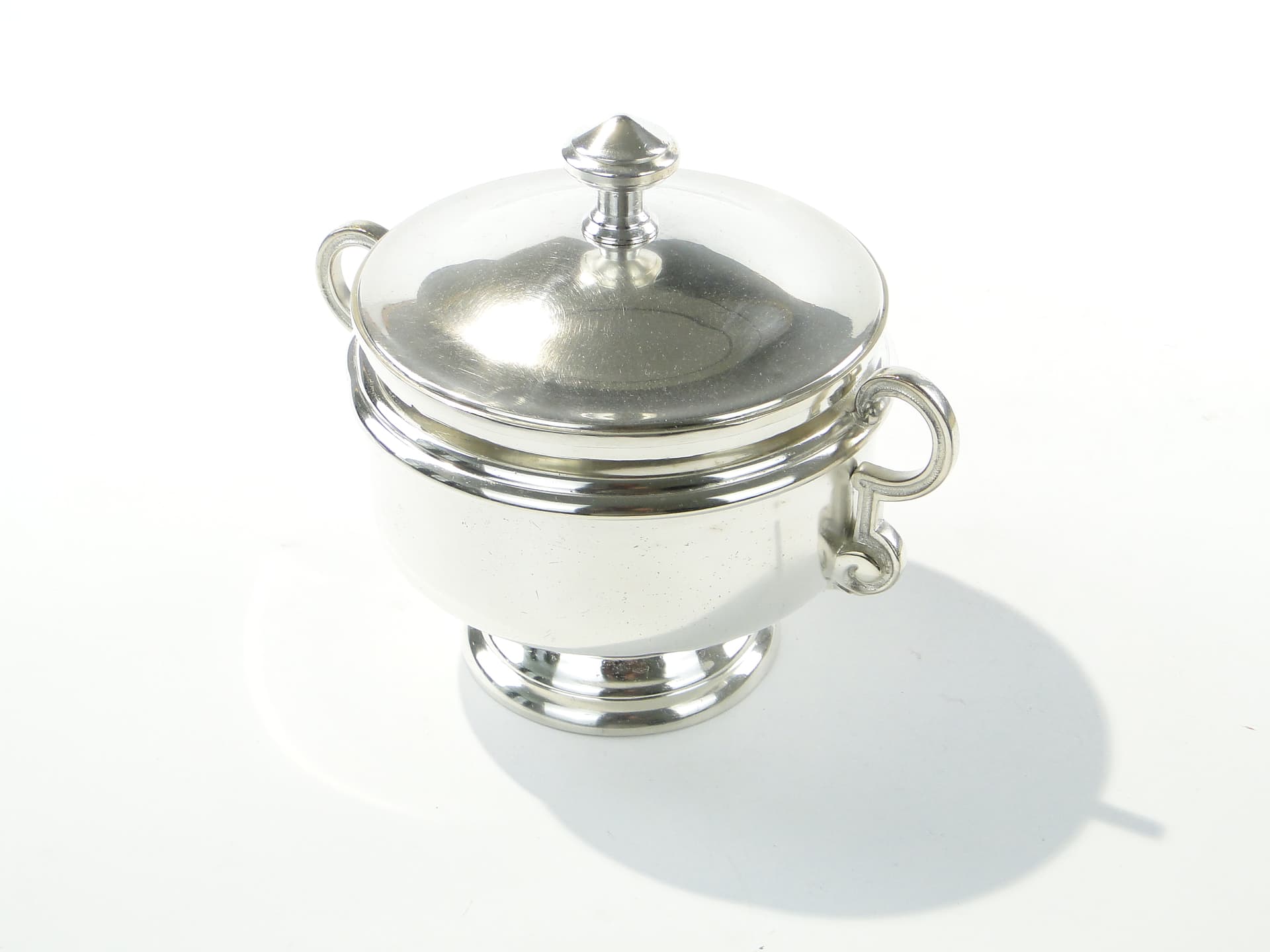 Sugar Bowl, Historicist, silver, brass, Fraget, Poland, early 20th c. - 334477