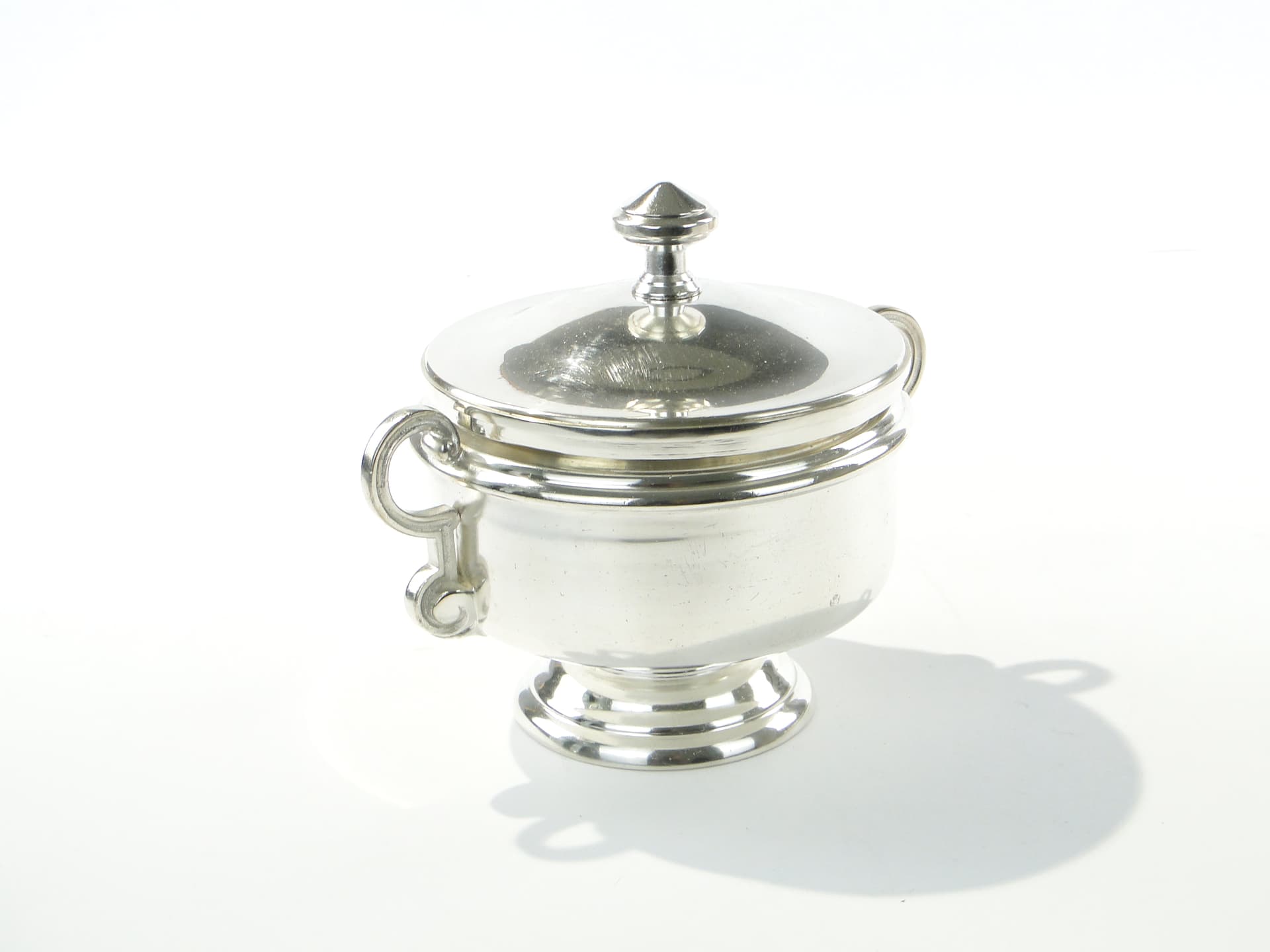Sugar Bowl, Historicist, silver, brass, Fraget, Poland, early 20th c. - 334476