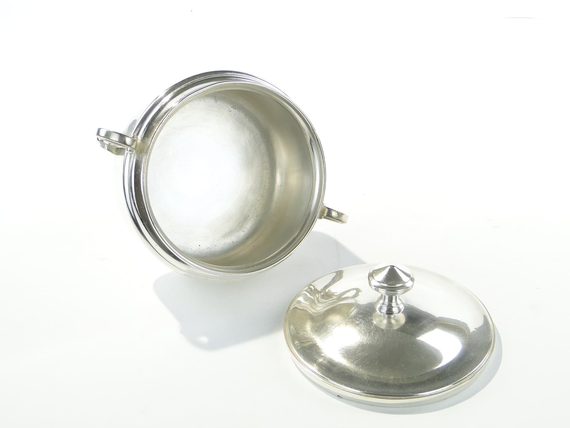 Sugar Bowl, Historicist, silver, brass, Fraget, Poland, early 20th c. - 334479