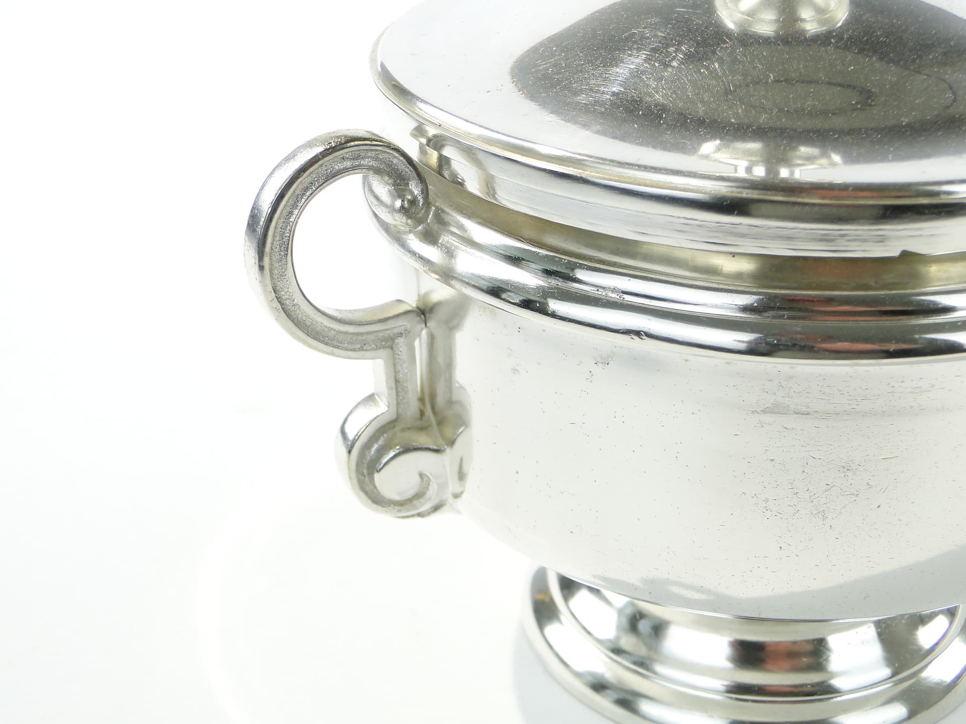 Sugar Bowl, Historicist, silver, brass, Fraget, Poland, early 20th c. - 334483
