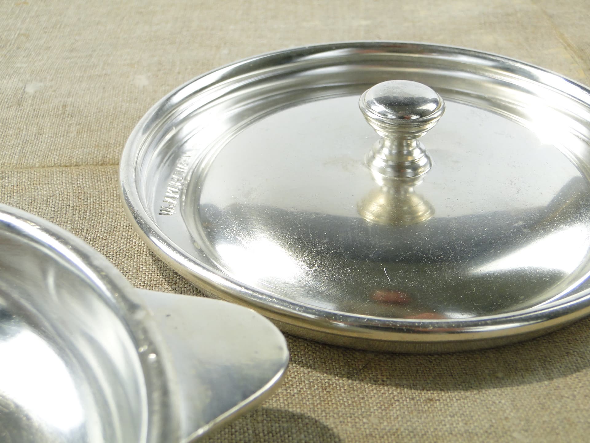 Appetizer dish, silver, white steel, Poland, early 20th century - 334493