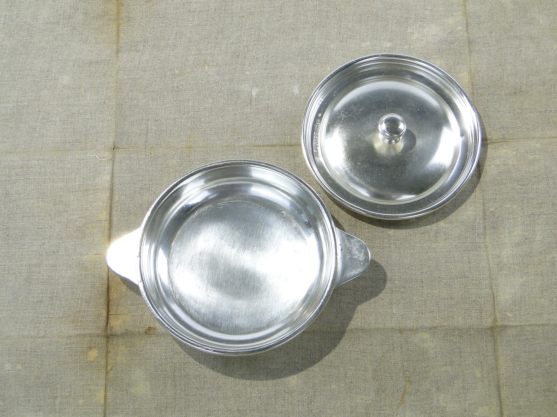 Appetizer dish, silver, white steel, Poland, early 20th century - 334490