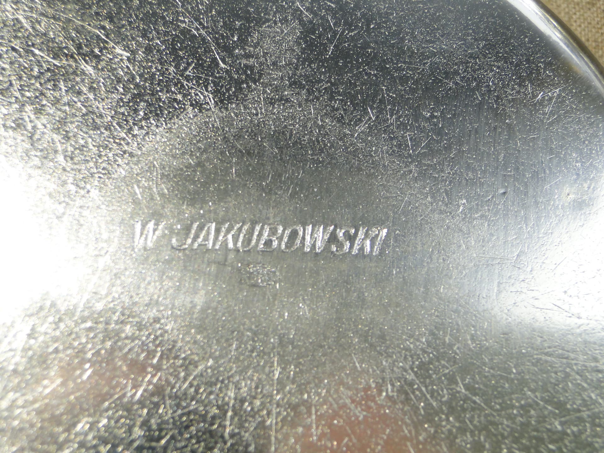 Appetizer dish, silver, white steel, Poland, early 20th century - 334494