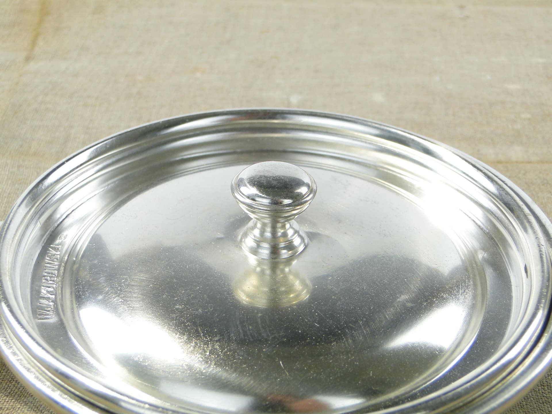 Appetizer dish, silver, white steel, Poland, early 20th century - 334488