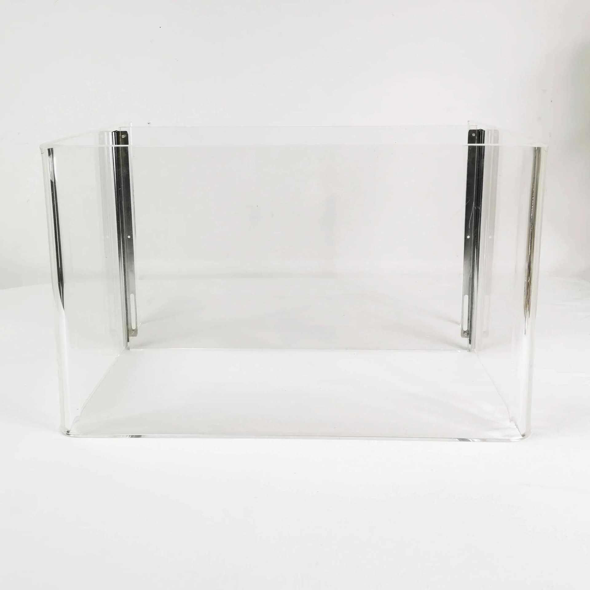 Szafka modernistyczna, transparentny, plexiglass, Włochy, lata 70. - 334535