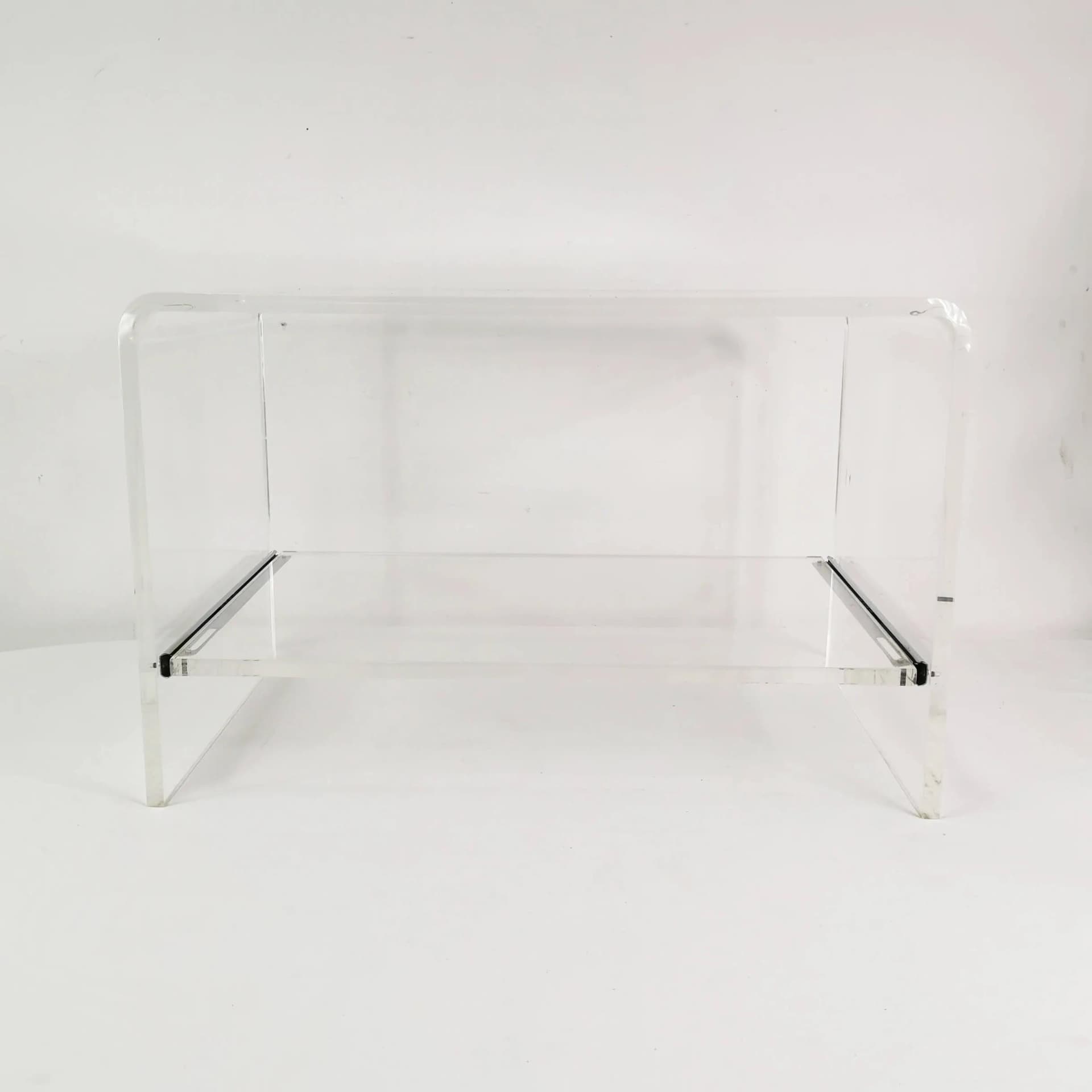 Szafka modernistyczna, transparentny, plexiglass, Włochy, lata 70. - 334529