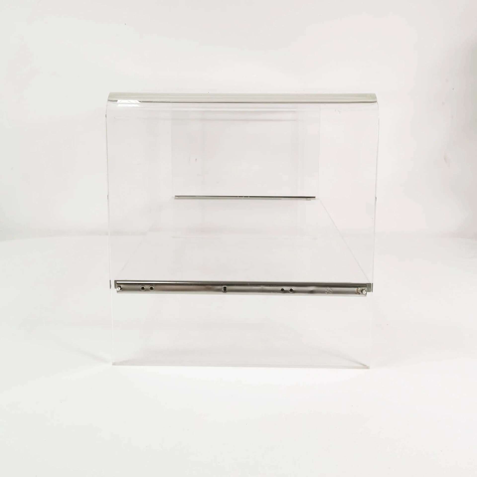 Szafka modernistyczna, transparentny, plexiglass, Włochy, lata 70. - 334534