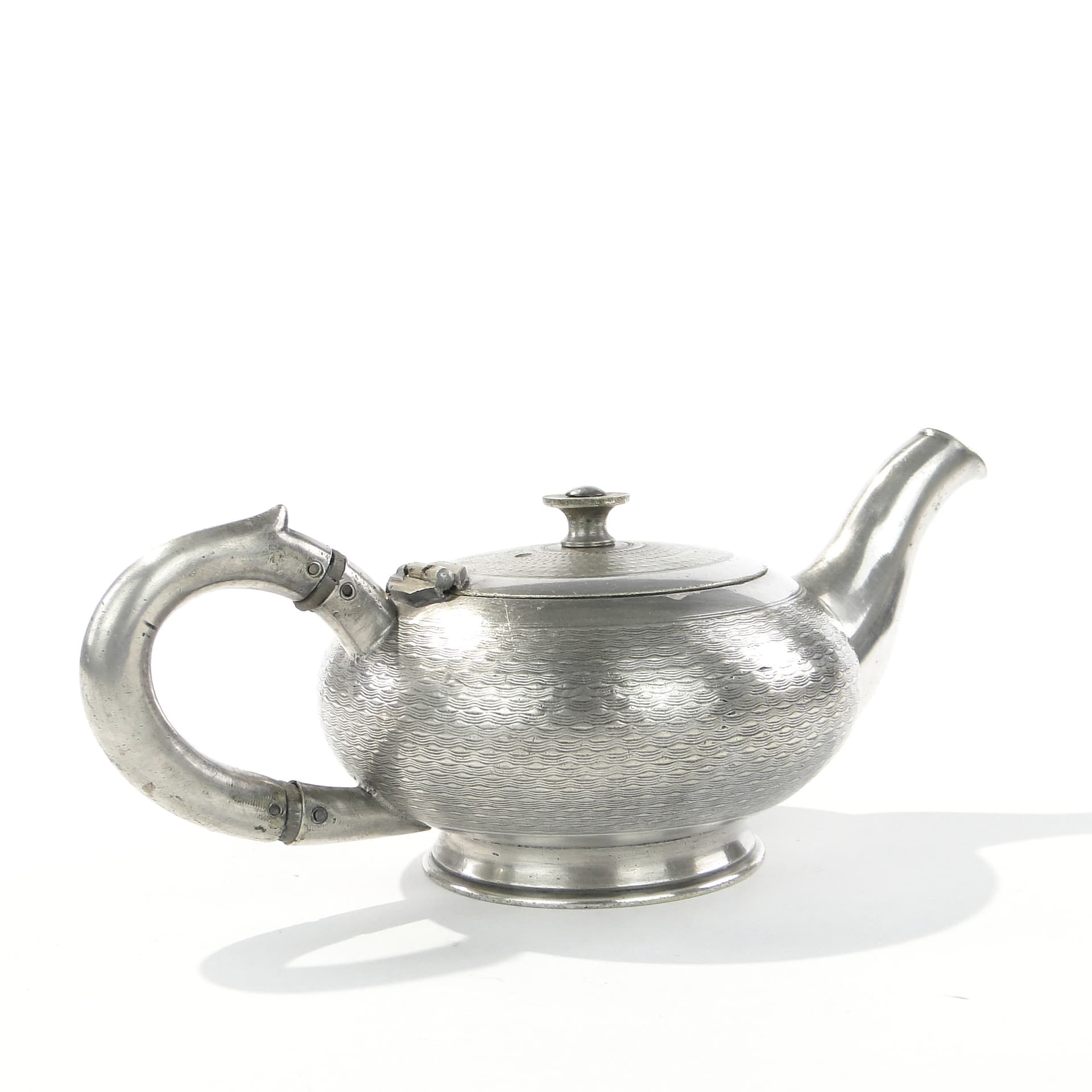 Teapot, silver, silver-plated brass, Poland, early 20th c.