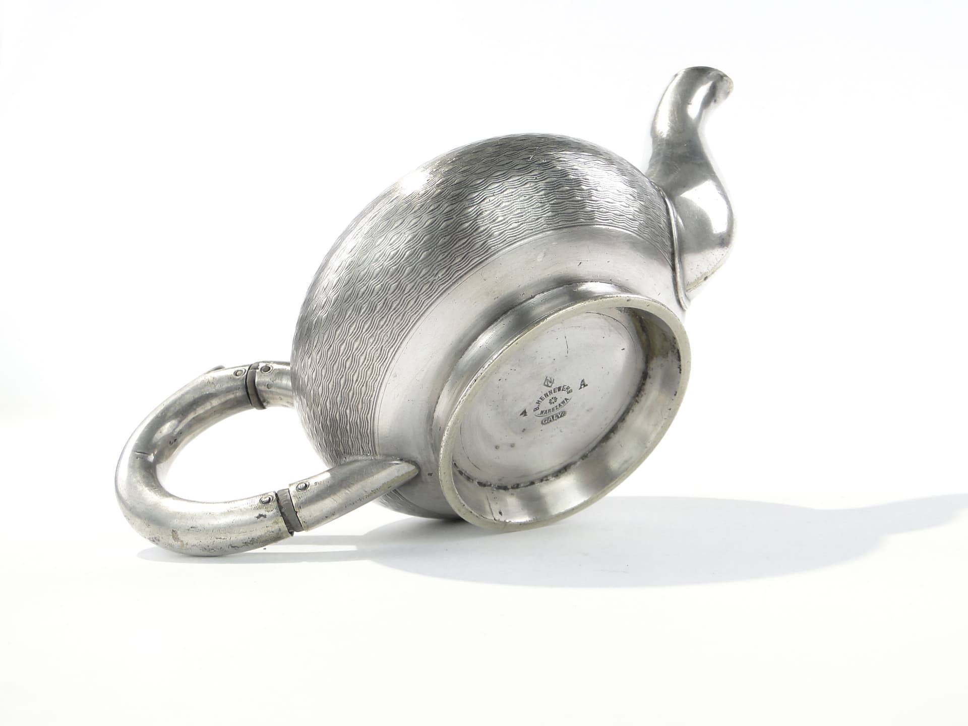 Teapot, silver, silver-plated brass, Poland, early 20th c. - 334506