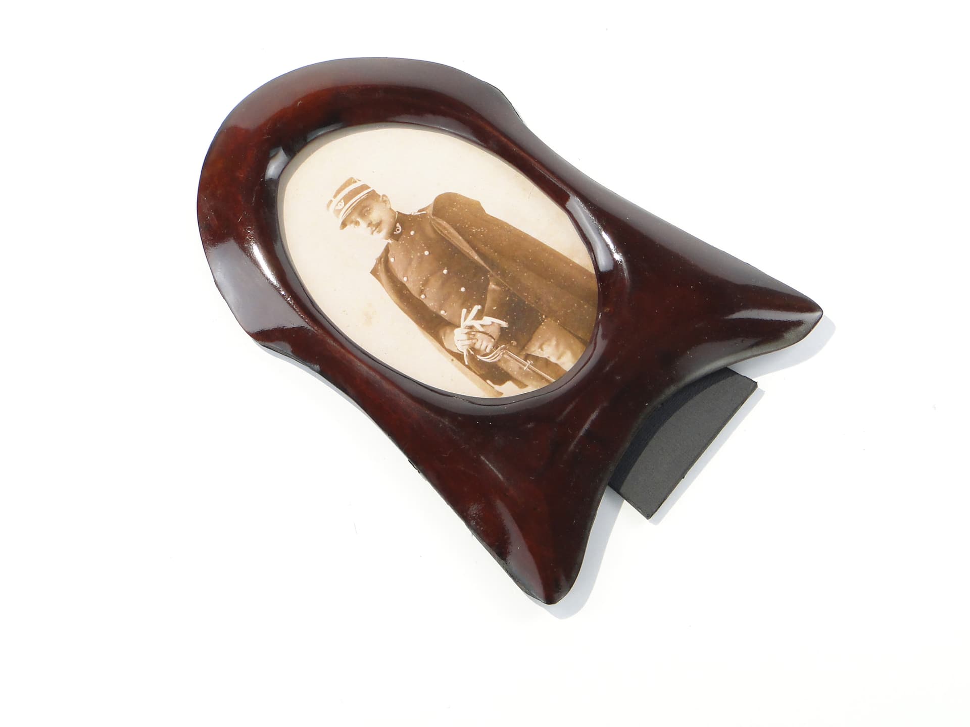 Portrait Frame, brown mahogany, Scandinavia, 1960s - 335347
