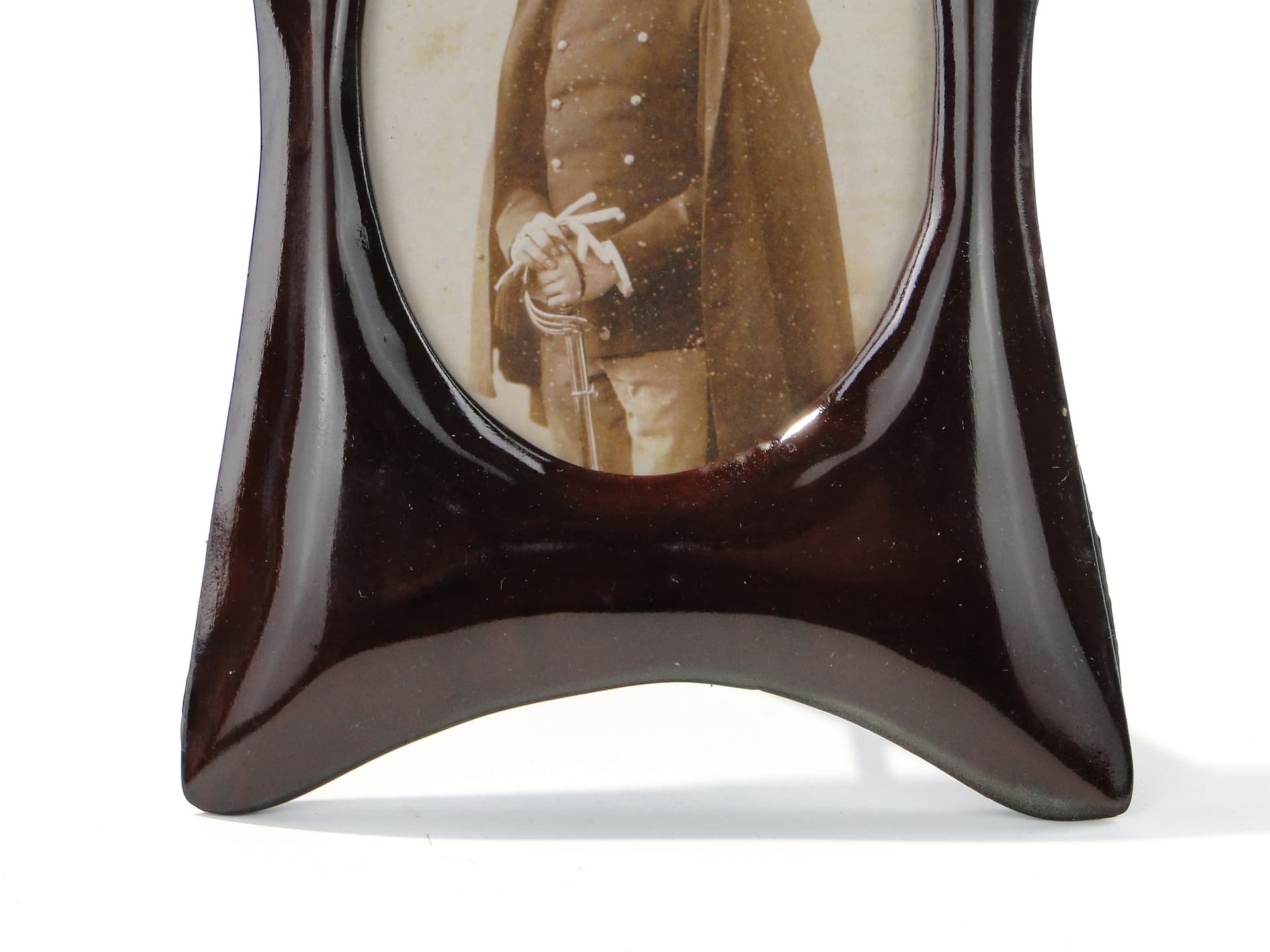 Portrait Frame, brown mahogany, Scandinavia, 1960s - 335341