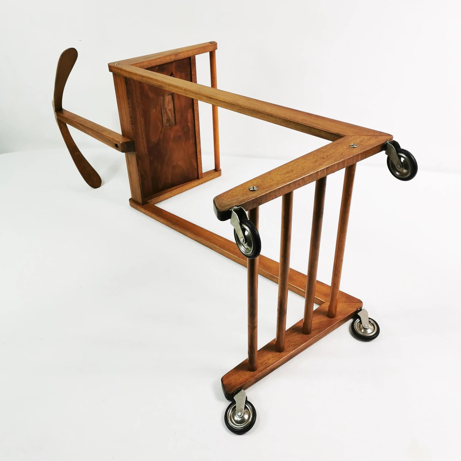 Valet Stand Modernist, brown, beech, Germany, 1950s - 335532