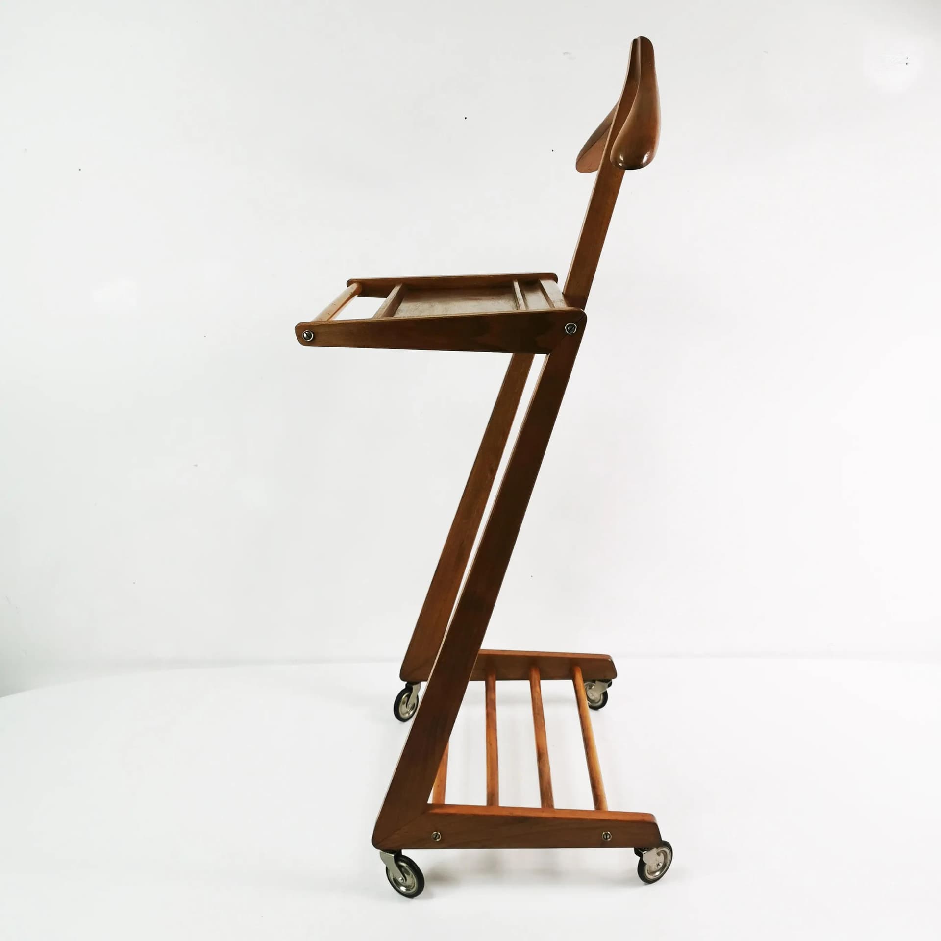Valet Stand Modernist, brown, beech, Germany, 1950s - 335527