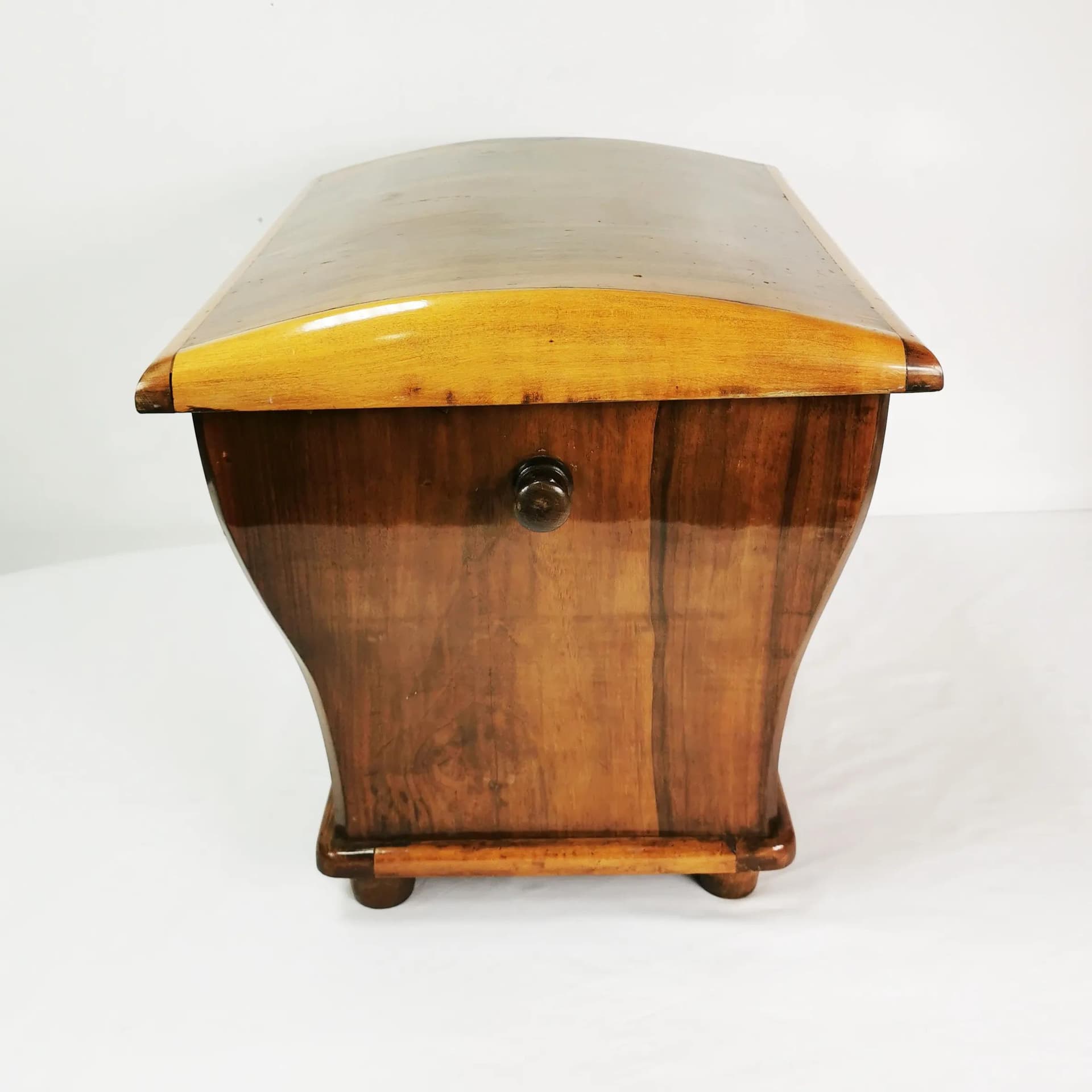 Kufer Art Deco, brązowy, drewno, Niemcy, lata 30. - 335461