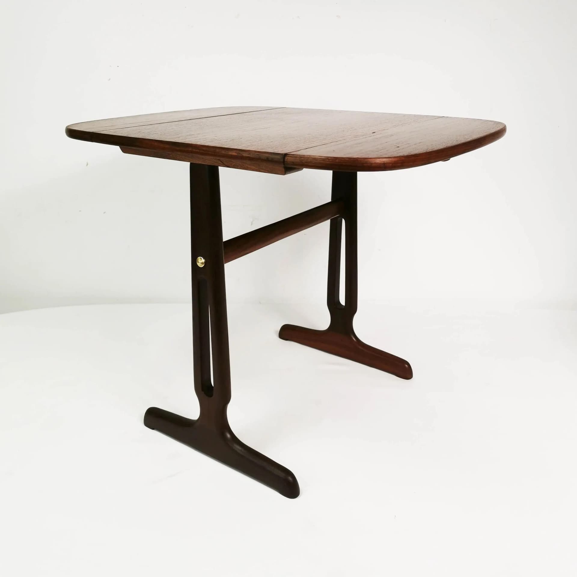 Stolik rozkładany, teak, palisander, Dania, lata 60. - 335439