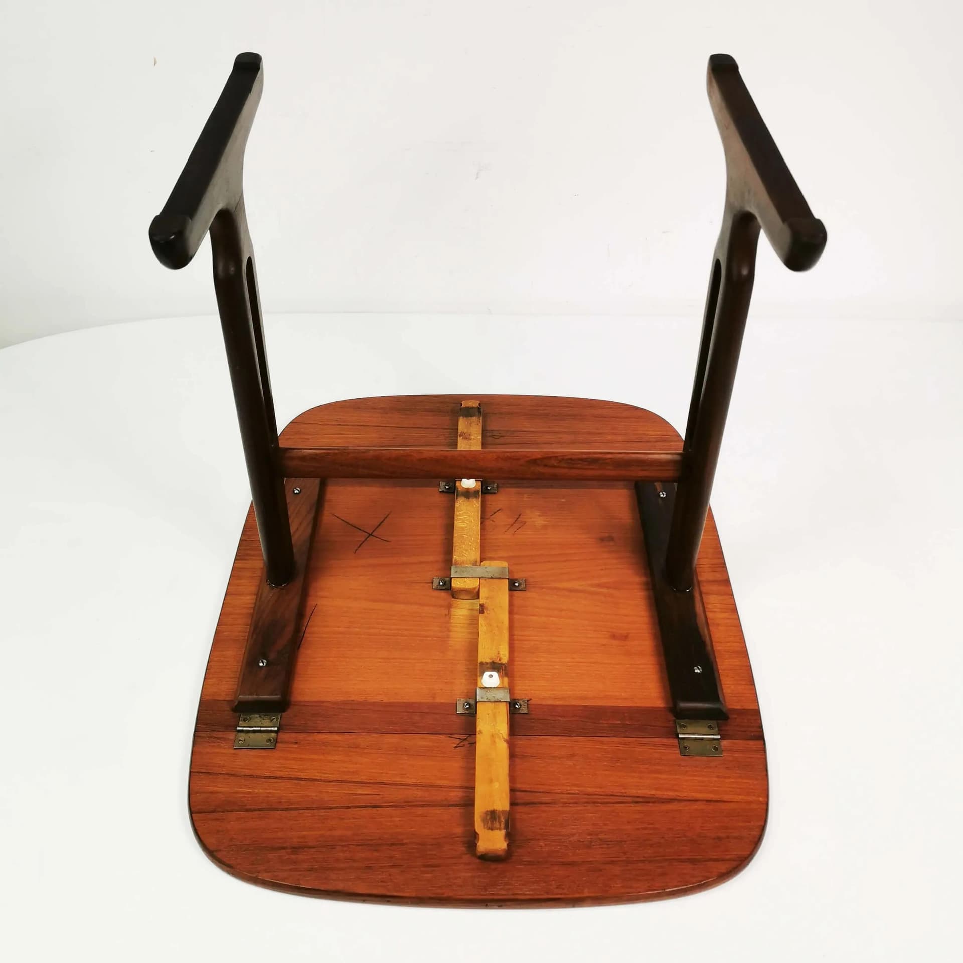 Stolik rozkładany, teak, palisander, Dania, lata 60. - 335447