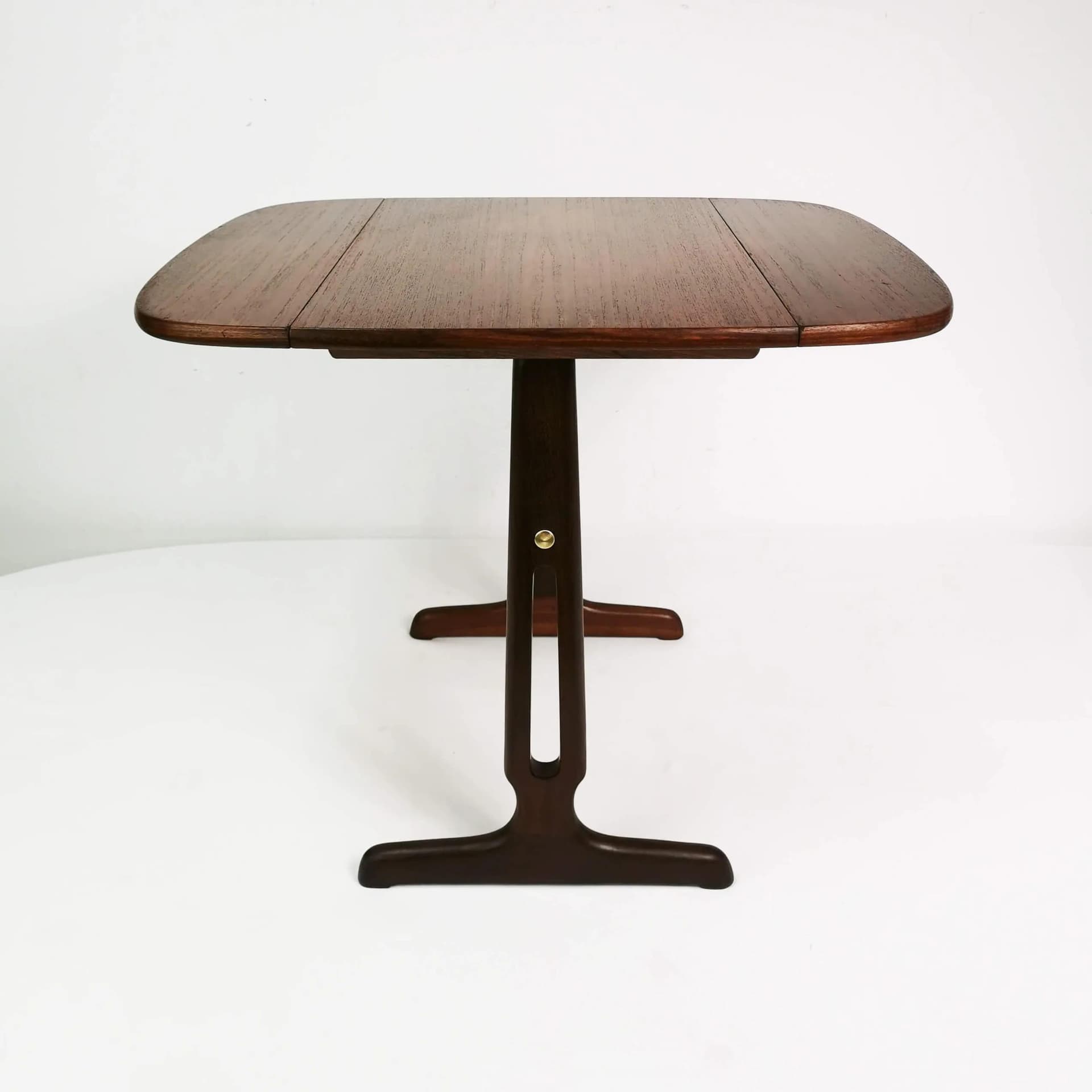Stolik rozkładany, teak, palisander, Dania, lata 60. - 335442