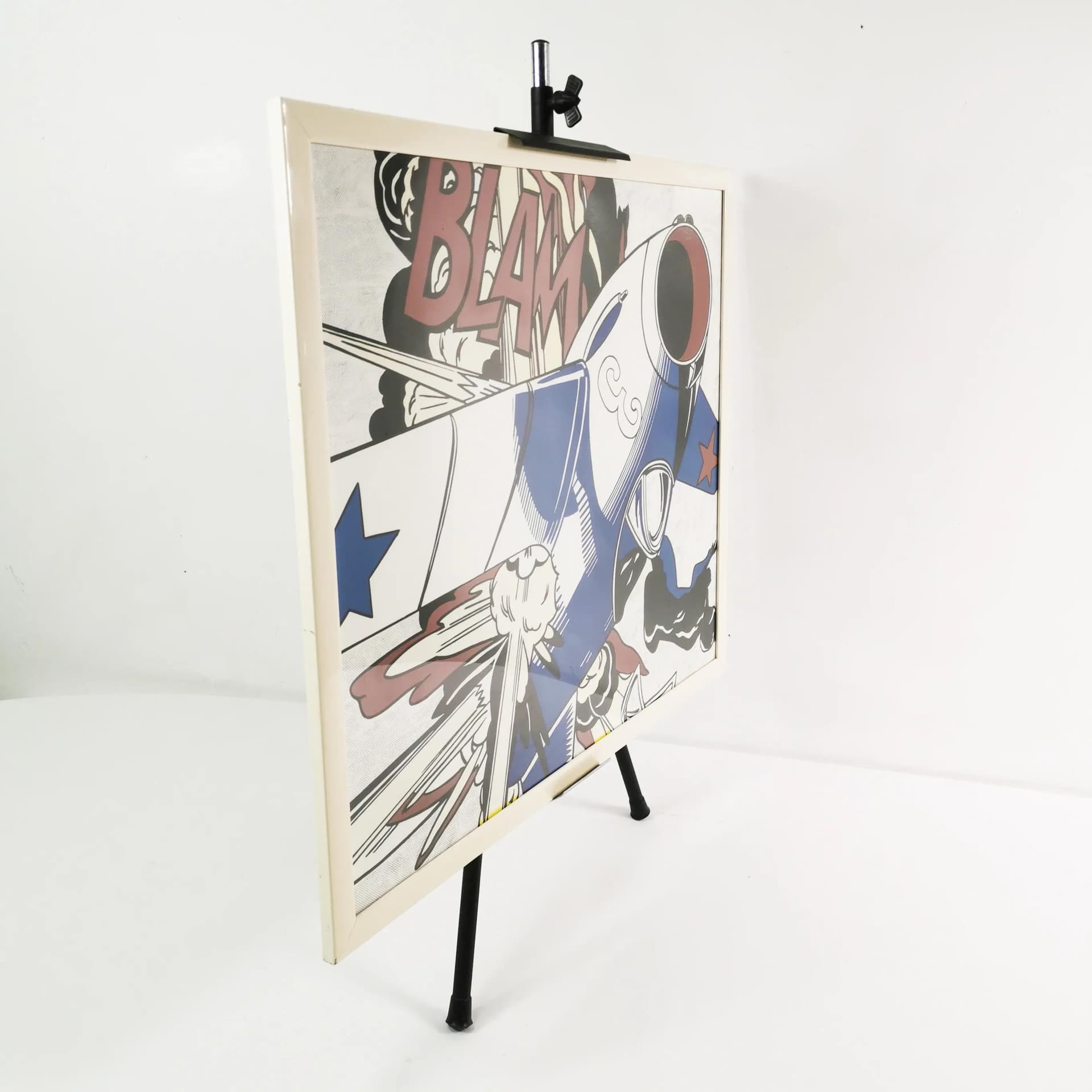 Grafika Blam, 61x71 cm, papier, proj. R. Lichtenstein, Niemcy, lata 90. - 335424