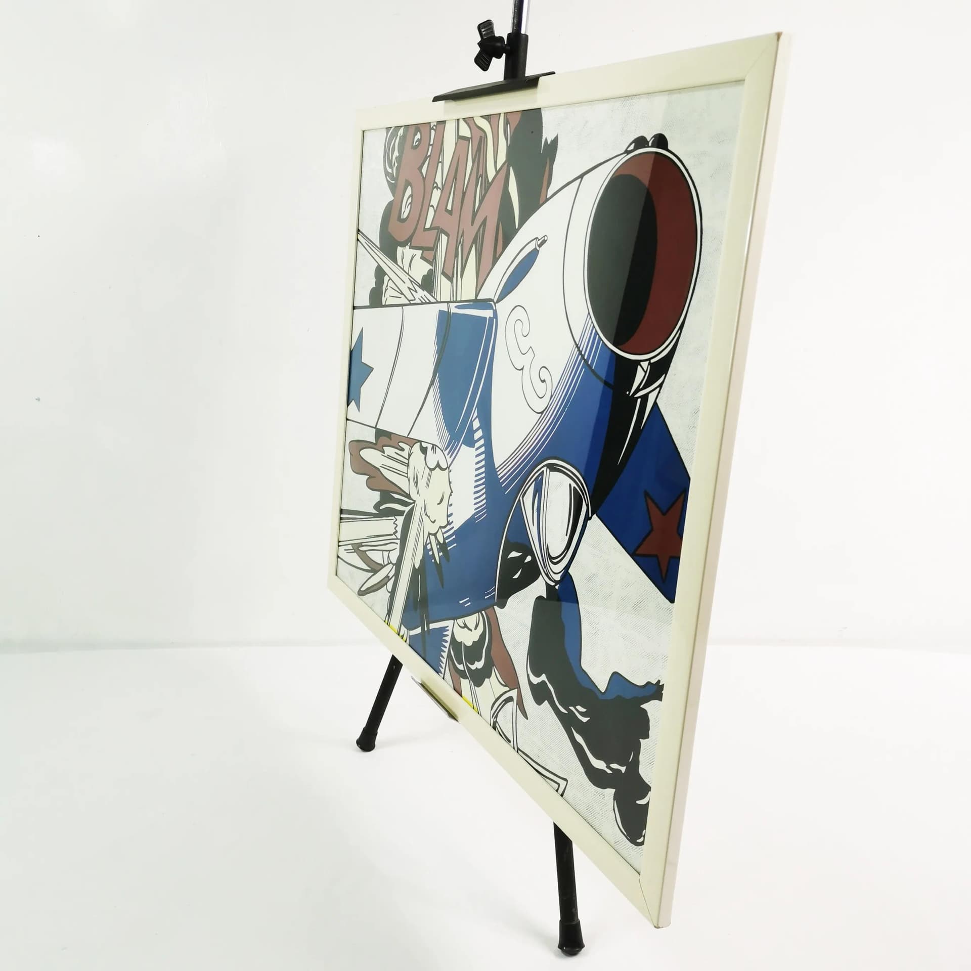 Grafika Blam, 61x71 cm, papier, proj. R. Lichtenstein, Niemcy, lata 90. - 335425