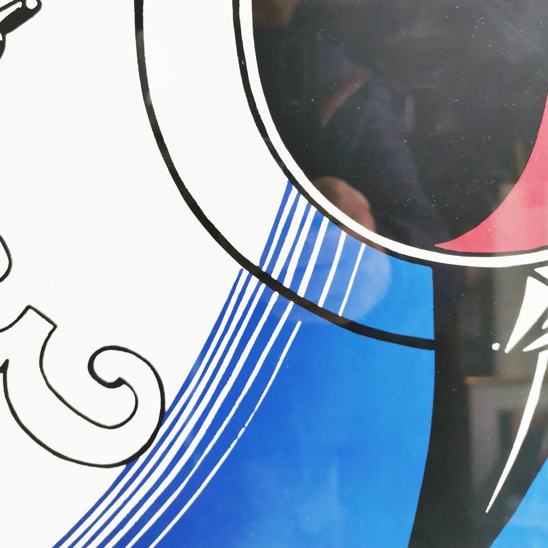 Grafika Blam, 61x71 cm, papier, proj. R. Lichtenstein, Niemcy, lata 90. - 335430