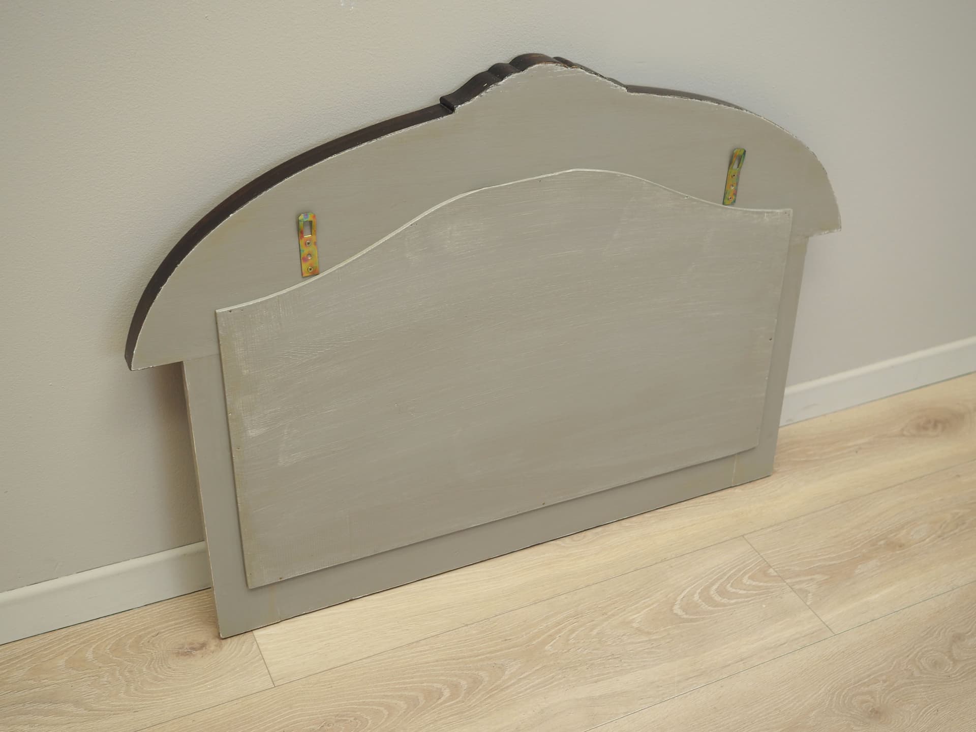 Wall mirror, grey oak, Denmark, 1960s - 66335