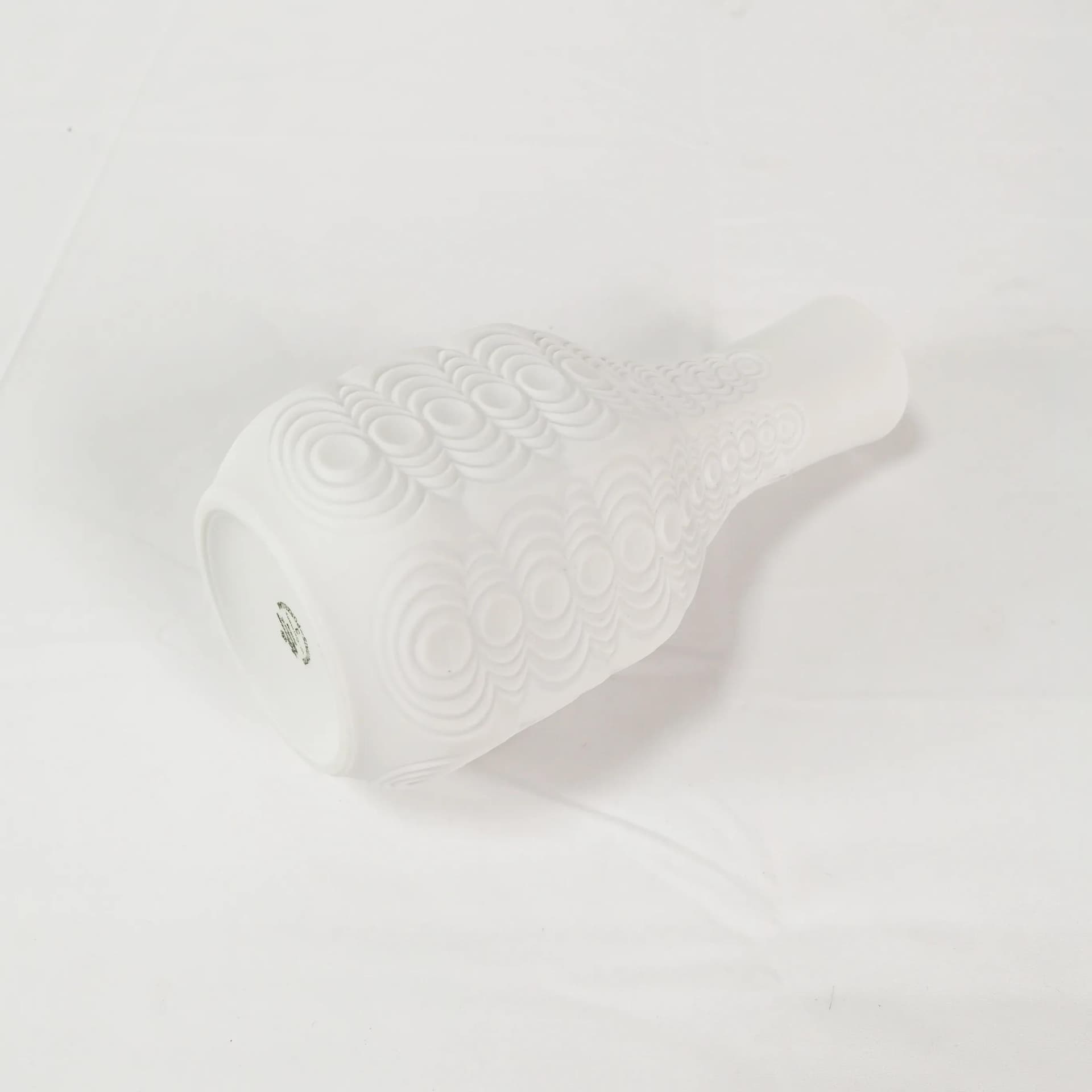 Vase Op-Art, white porcelain, Seltmann Weiden, Germany, 1960s - 336059