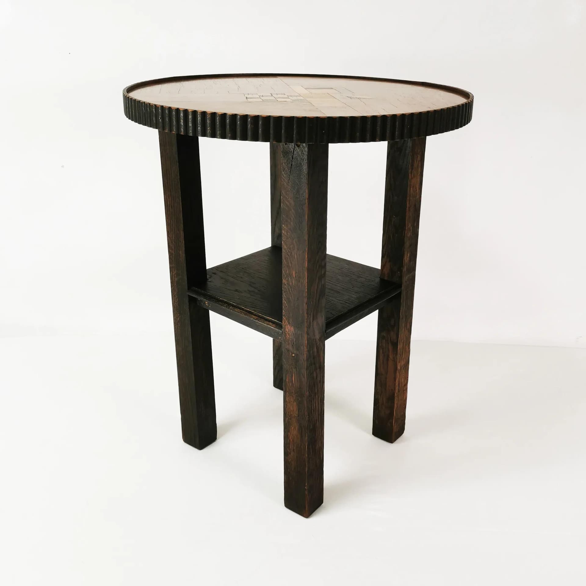 Stolik Art Deco, dąb brązowy, buk, Niemcy, lata 30. - 336048