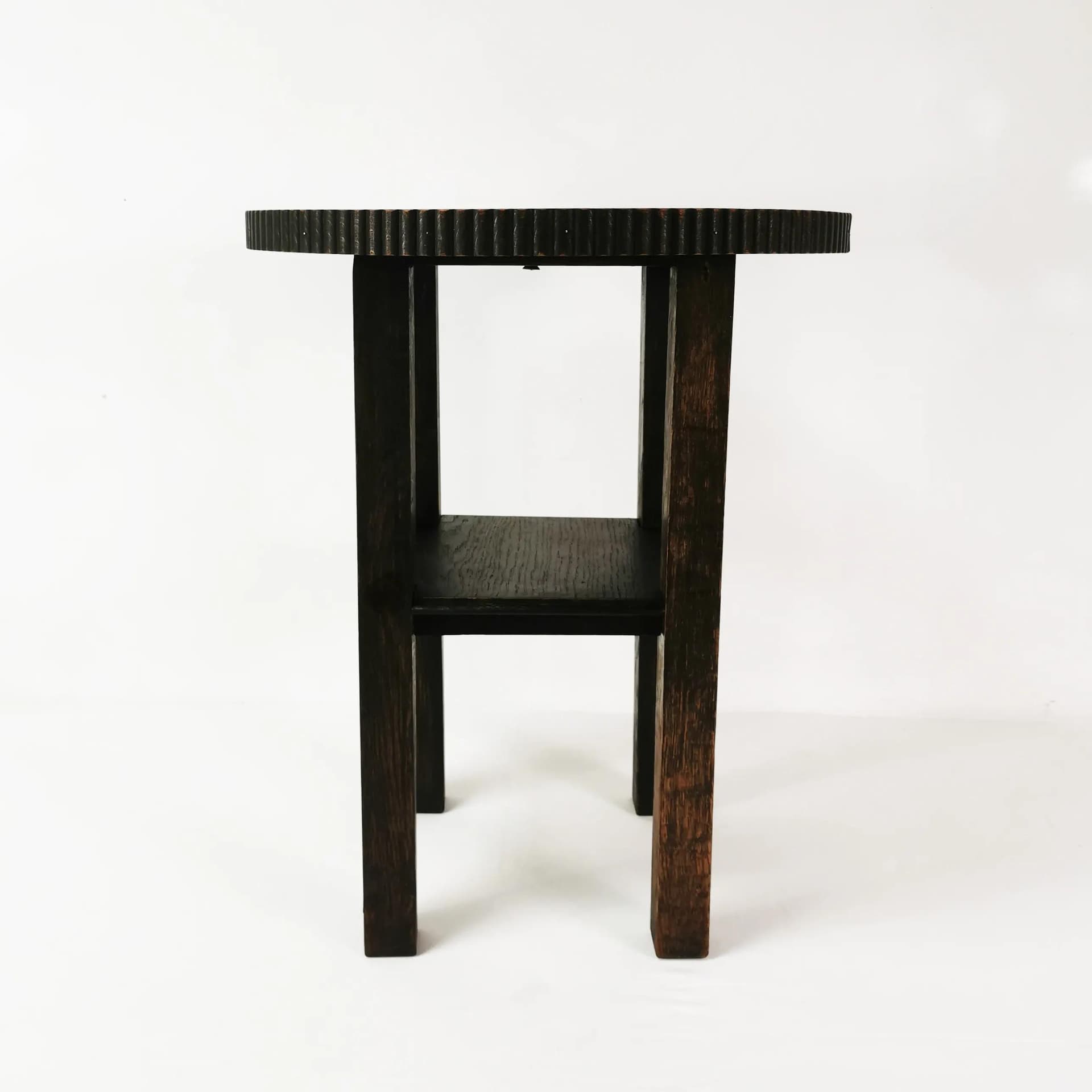 Stolik Art Deco, dąb brązowy, buk, Niemcy, lata 30. - 336049