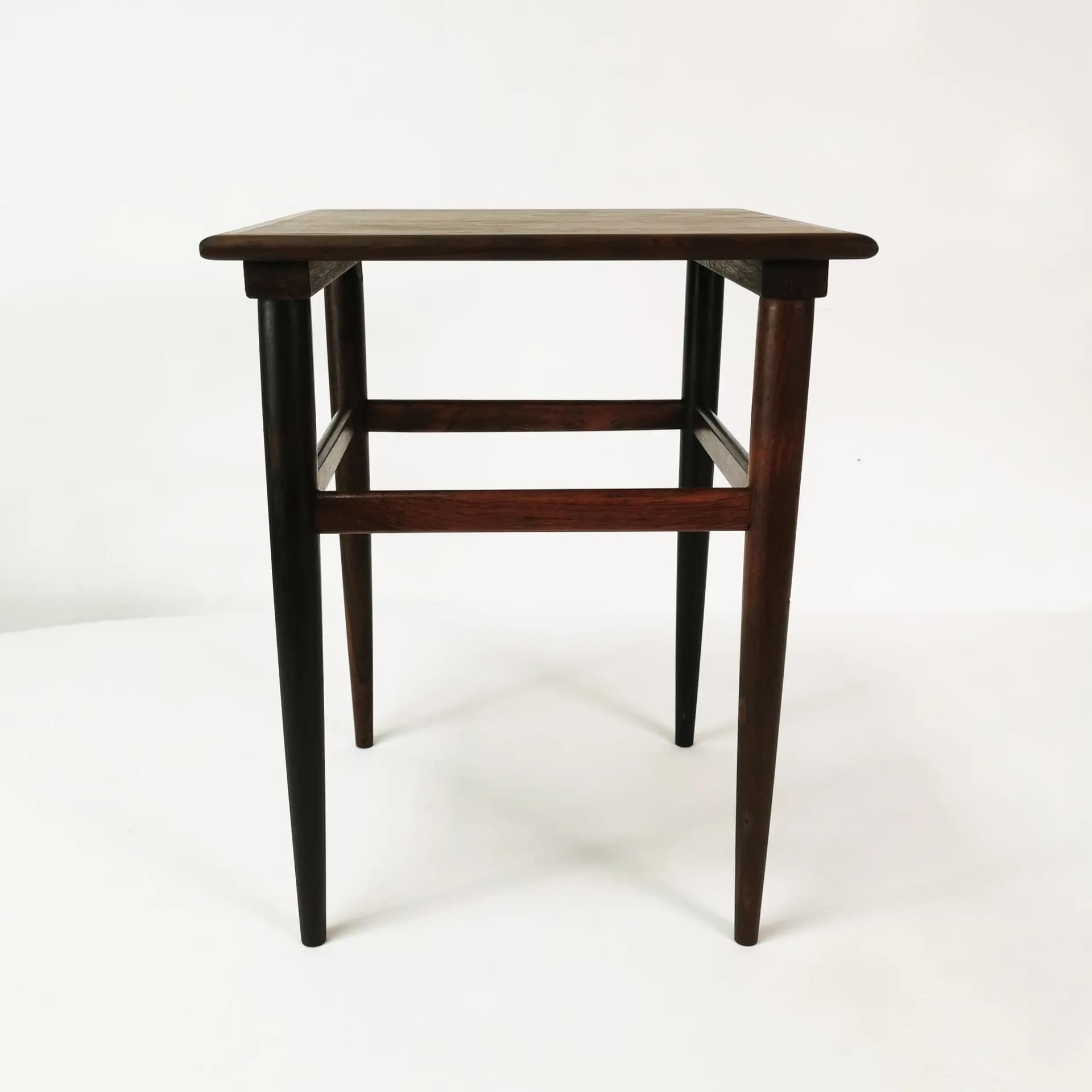 Stolik pomocniczy Mid Century, palisander brązowy, Dania, lata 60. - 335988