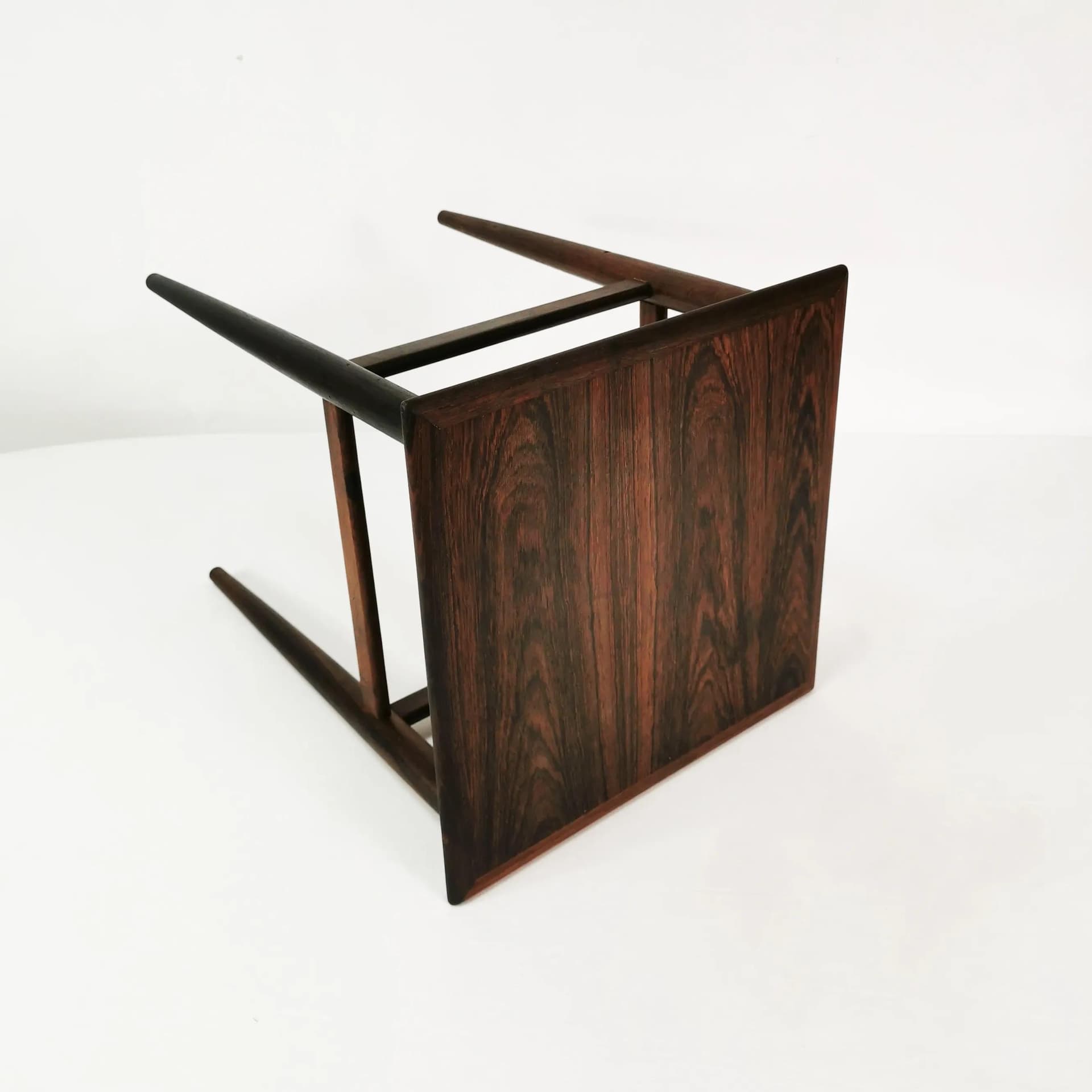 Stolik pomocniczy Mid Century, palisander brązowy, Dania, lata 60. - 335993
