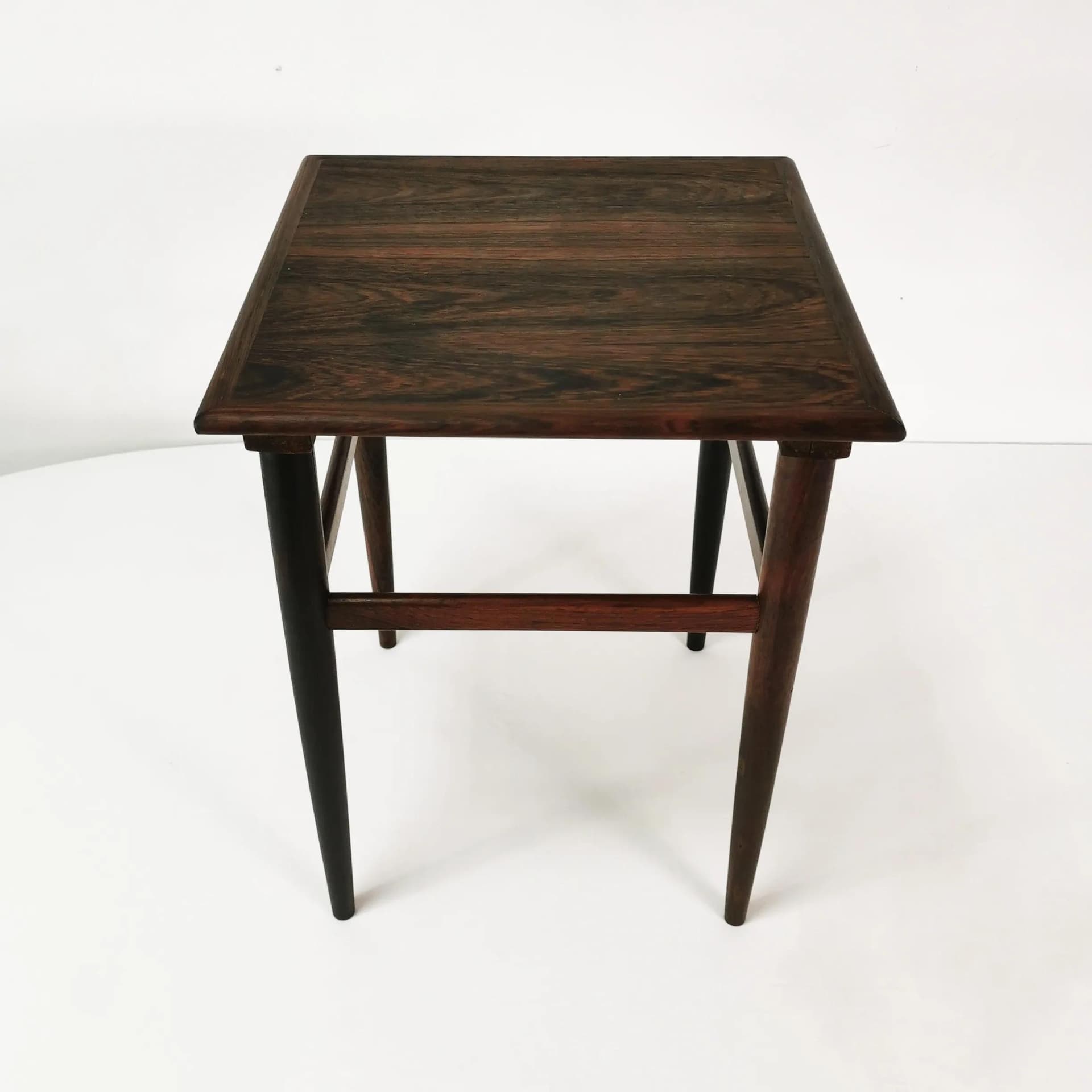 Stolik pomocniczy Mid Century, palisander brązowy, Dania, lata 60. - 335989