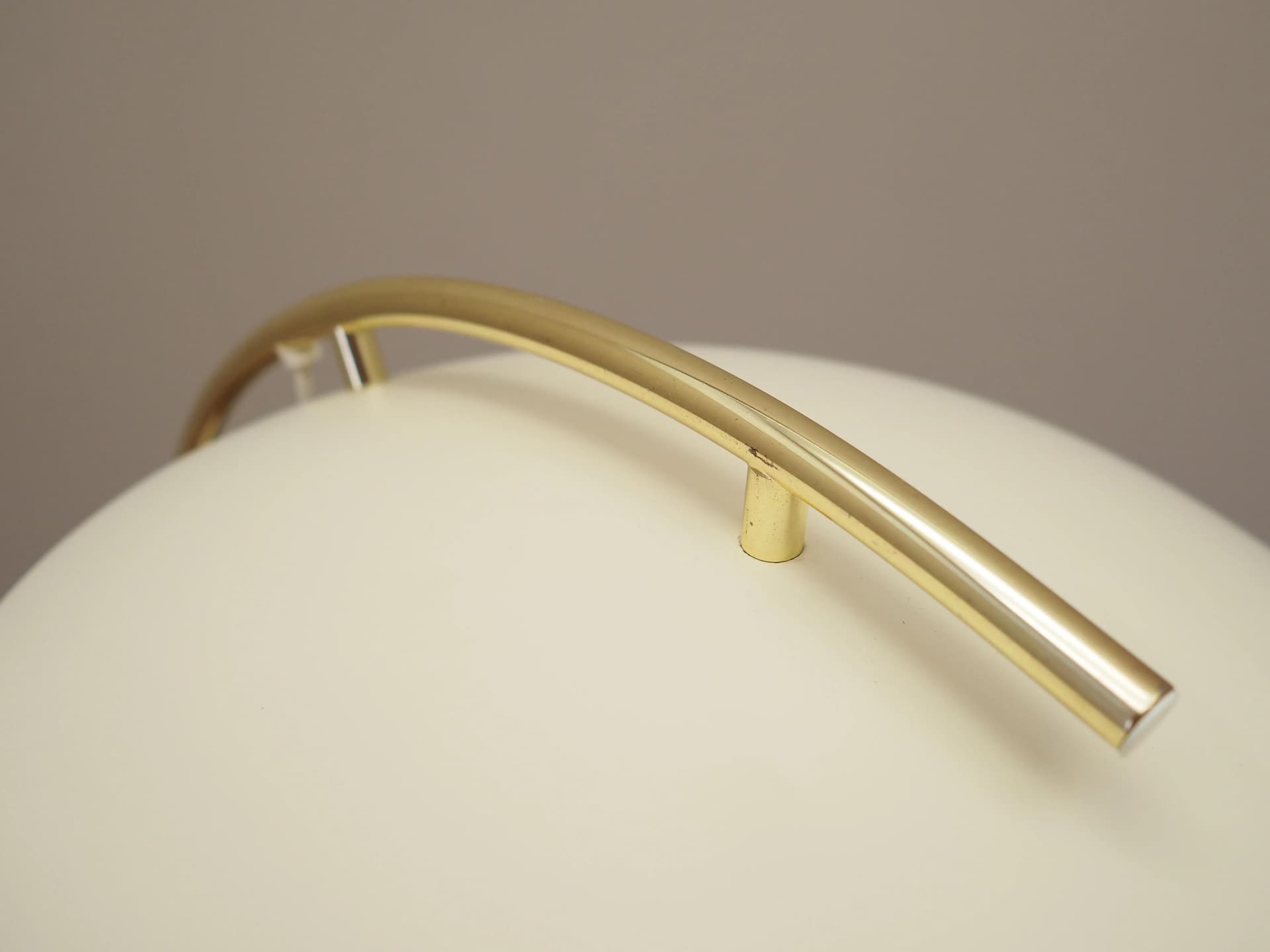 Lampka biurkowa L9003, metal kość słoniowa złoty, Ikea, Szwecja, lata 80. - 25289