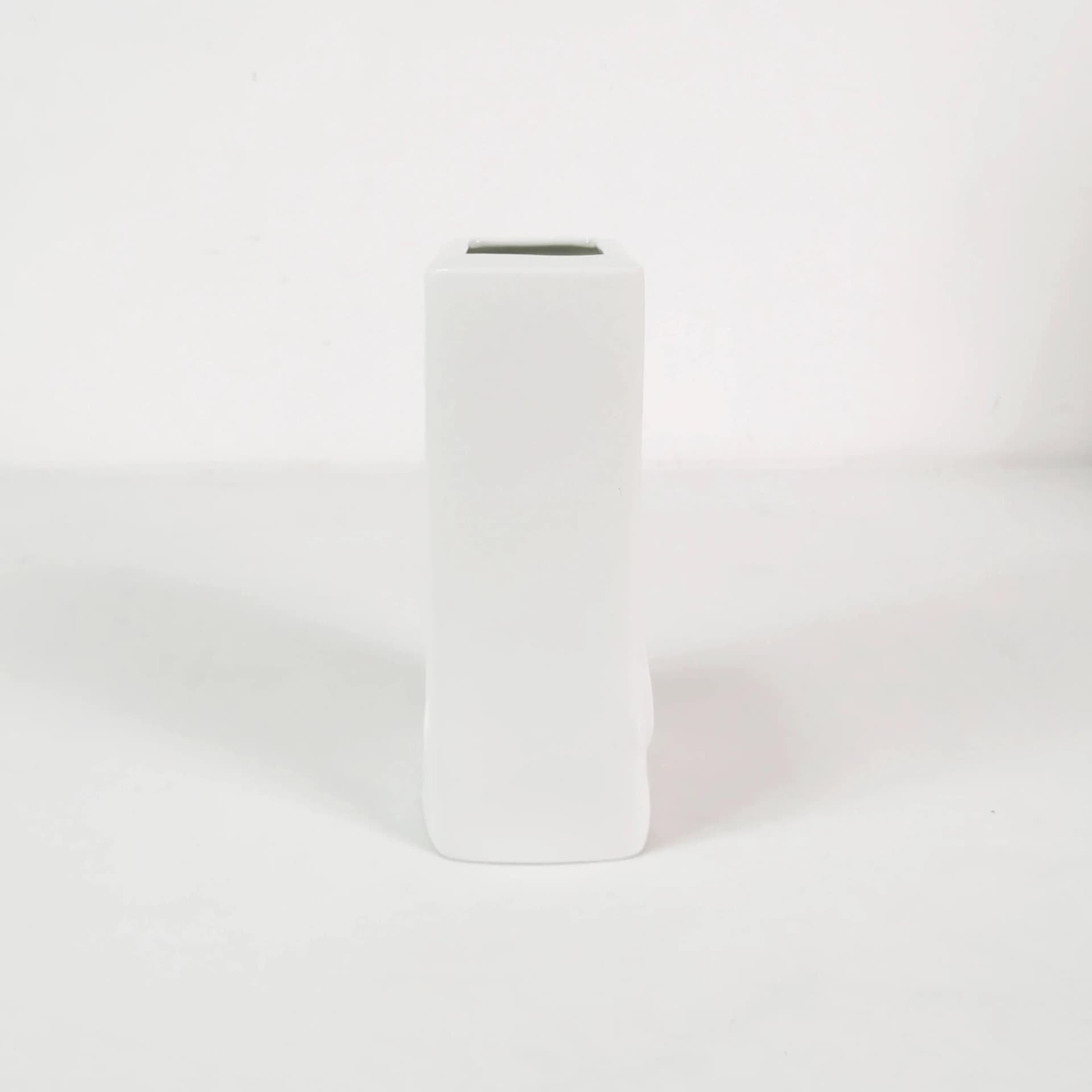 Vase, white porcelain, by M. Freyer, Rosenthal, Germany, 1970s. - 336975