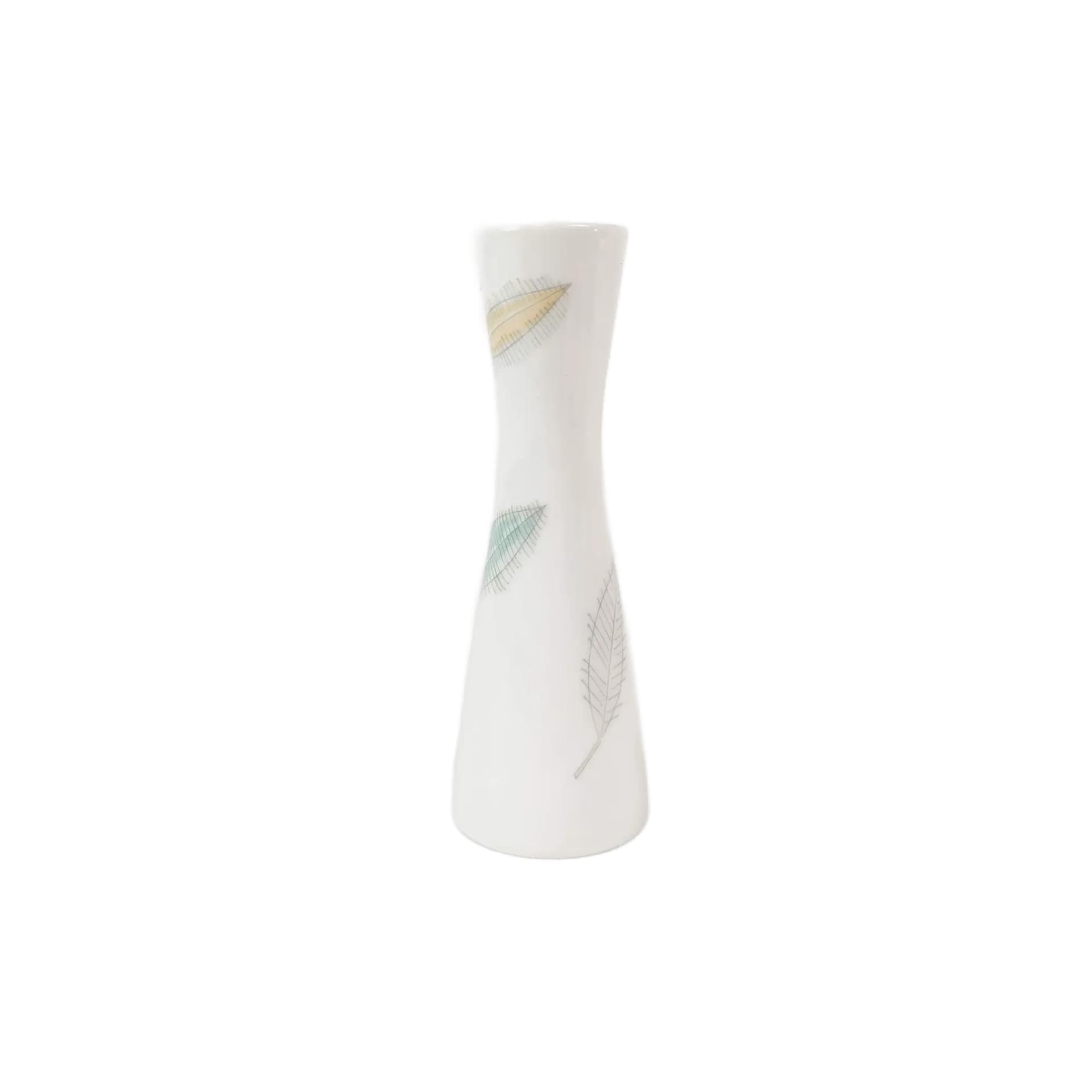 Vase, white porcelain, Rosenthal, Germany, 1960s.