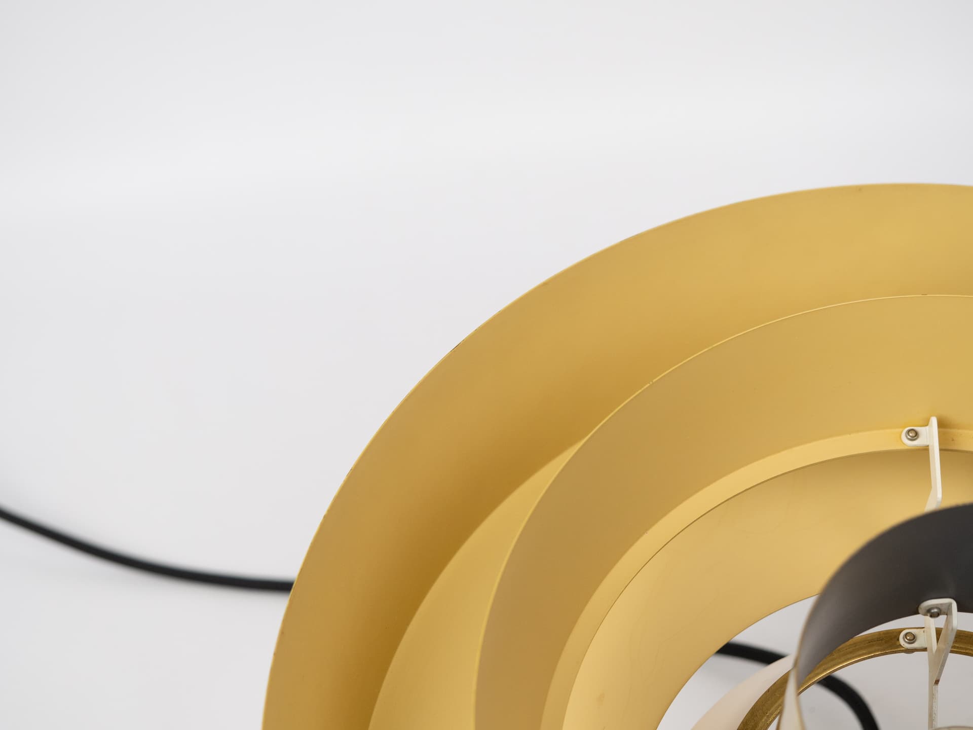 Pendant lamp Nova, gold brass, by J. Hammerborg, Fog & Mørup, Denmark, 1960s. - 336362